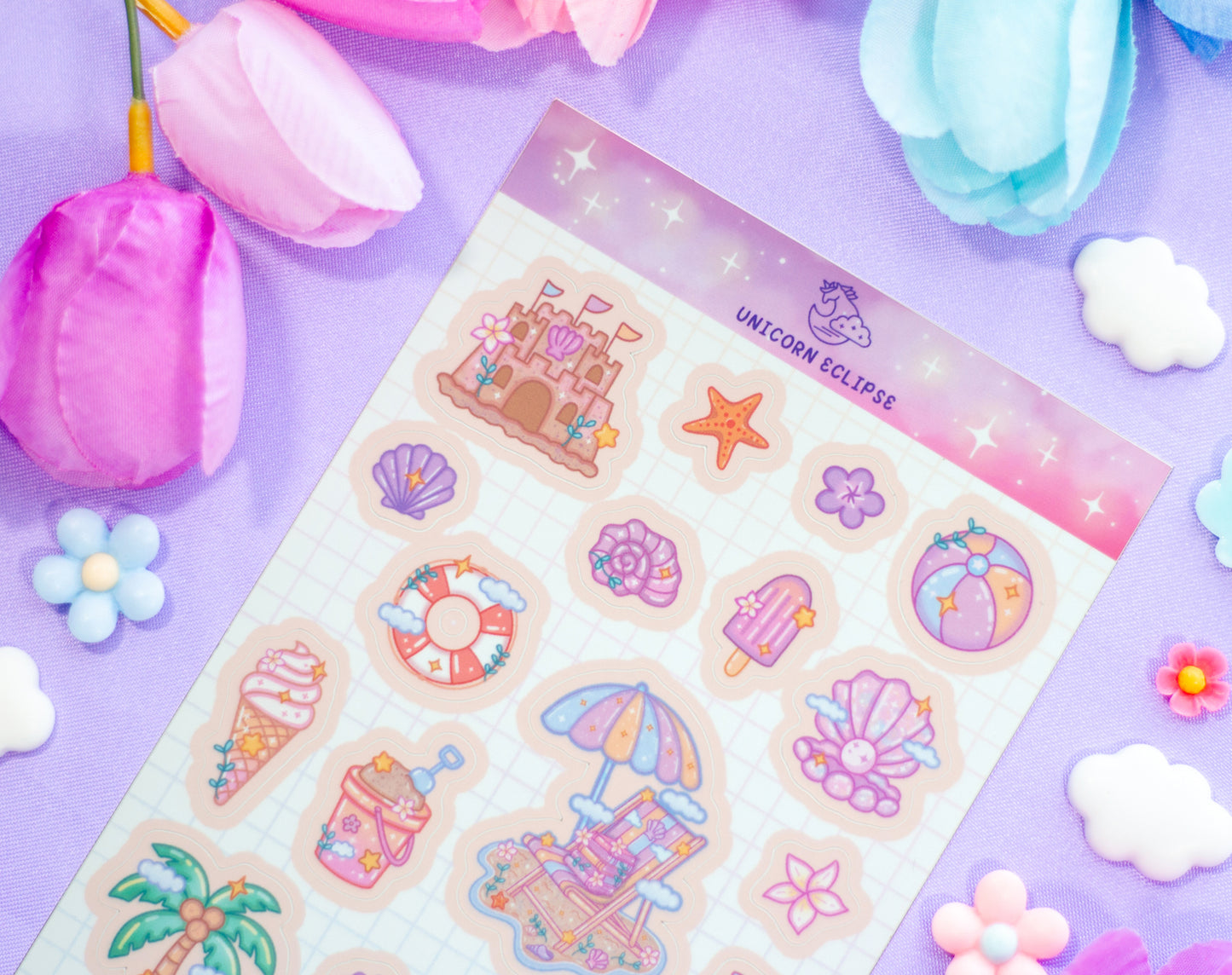 Beach Sticker Sheet