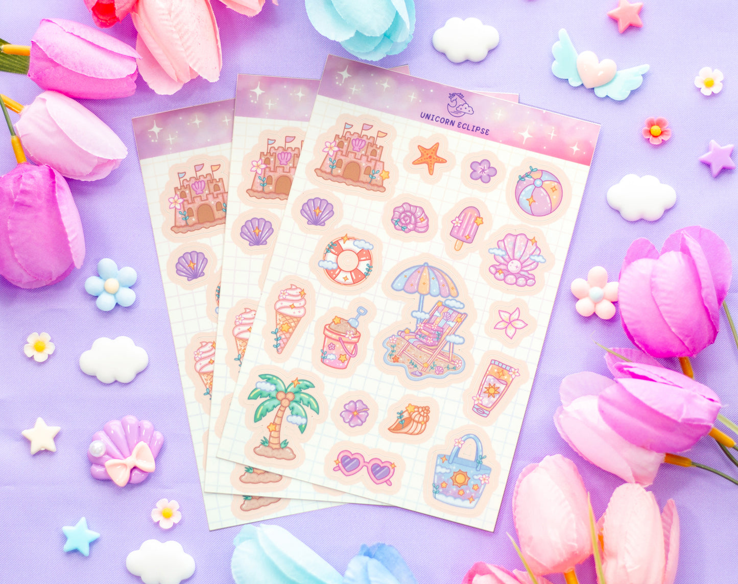 Beach Sticker Sheet