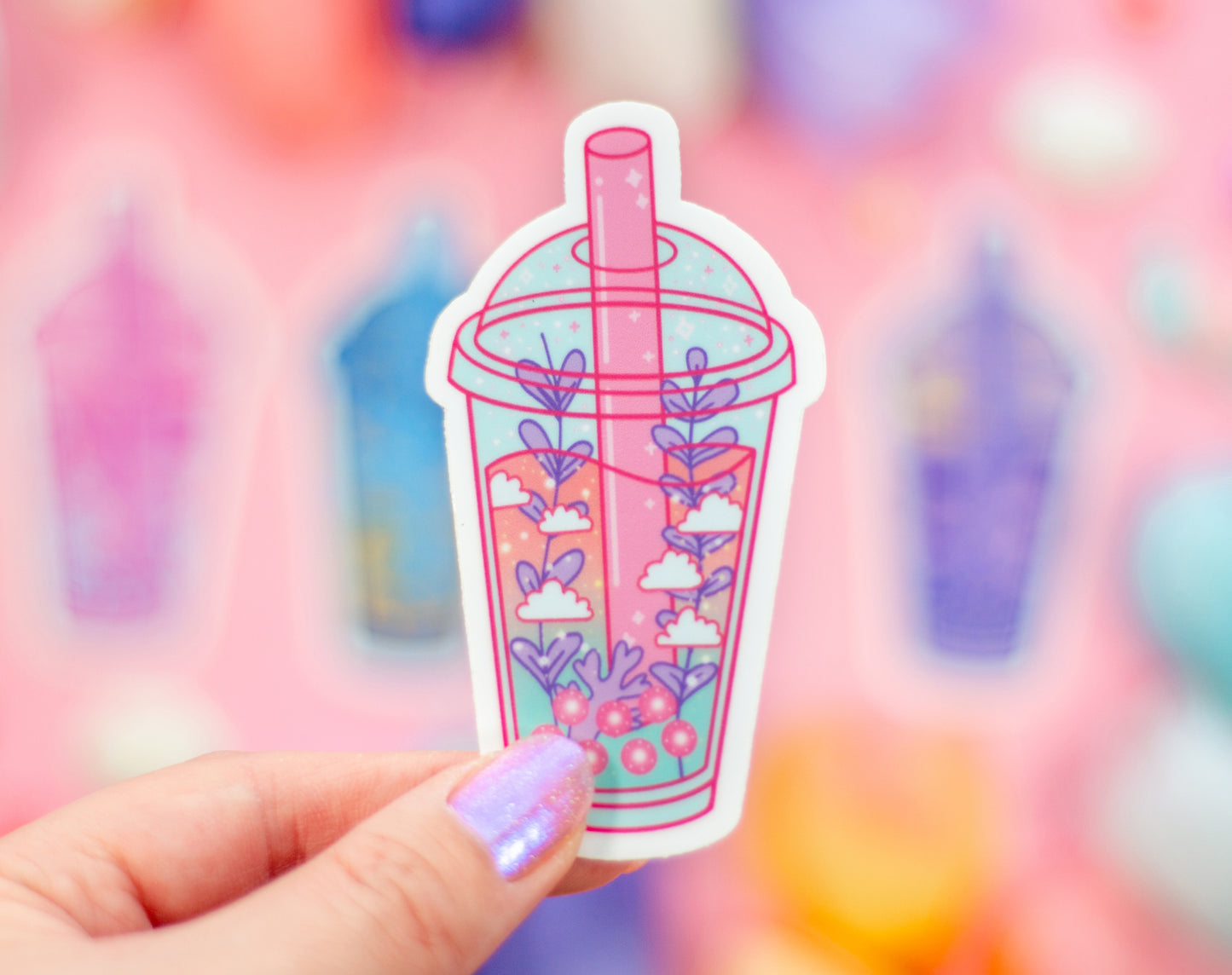 Bubble Tea Drink Sticker