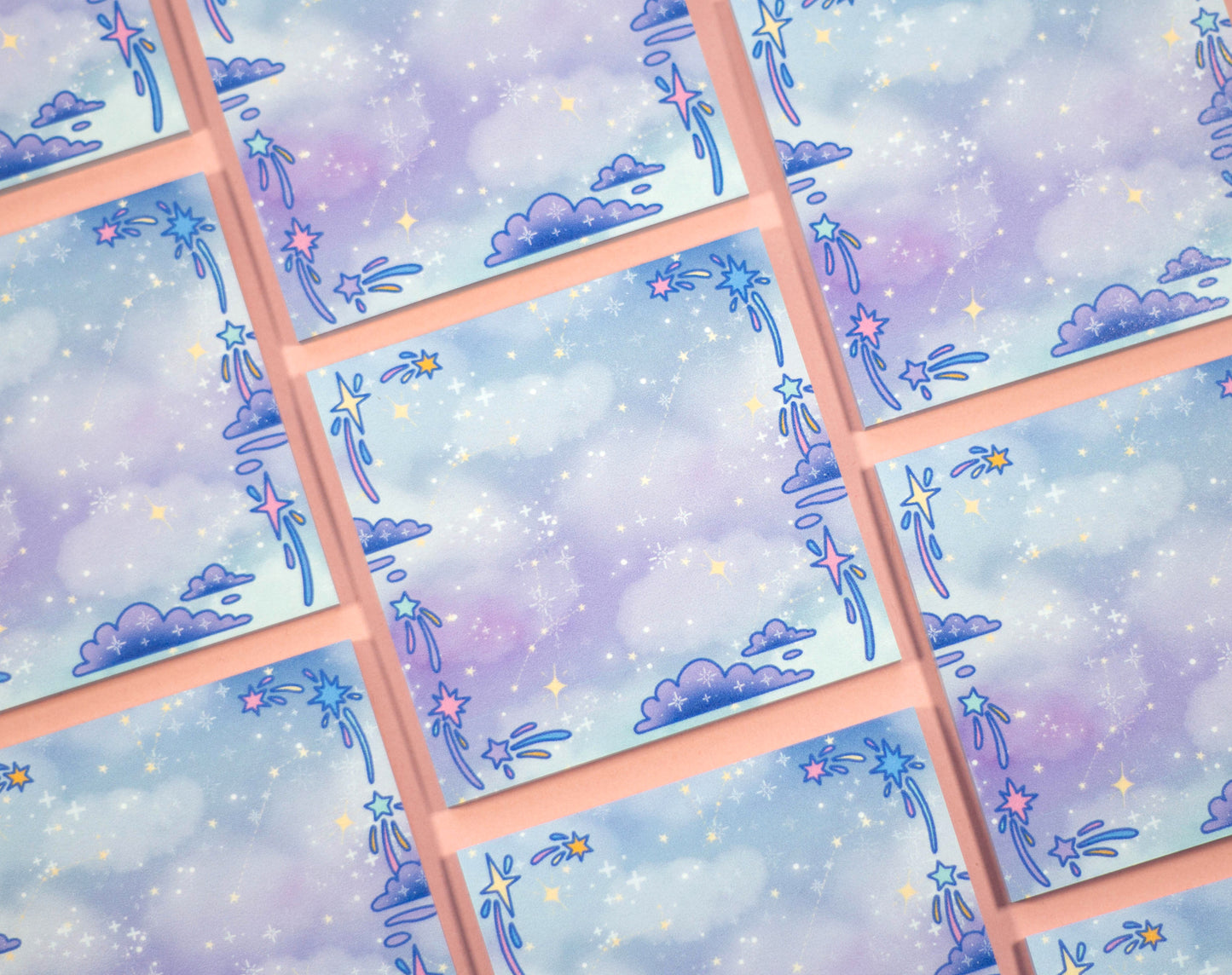 Celestial Galaxy Sticky Notes