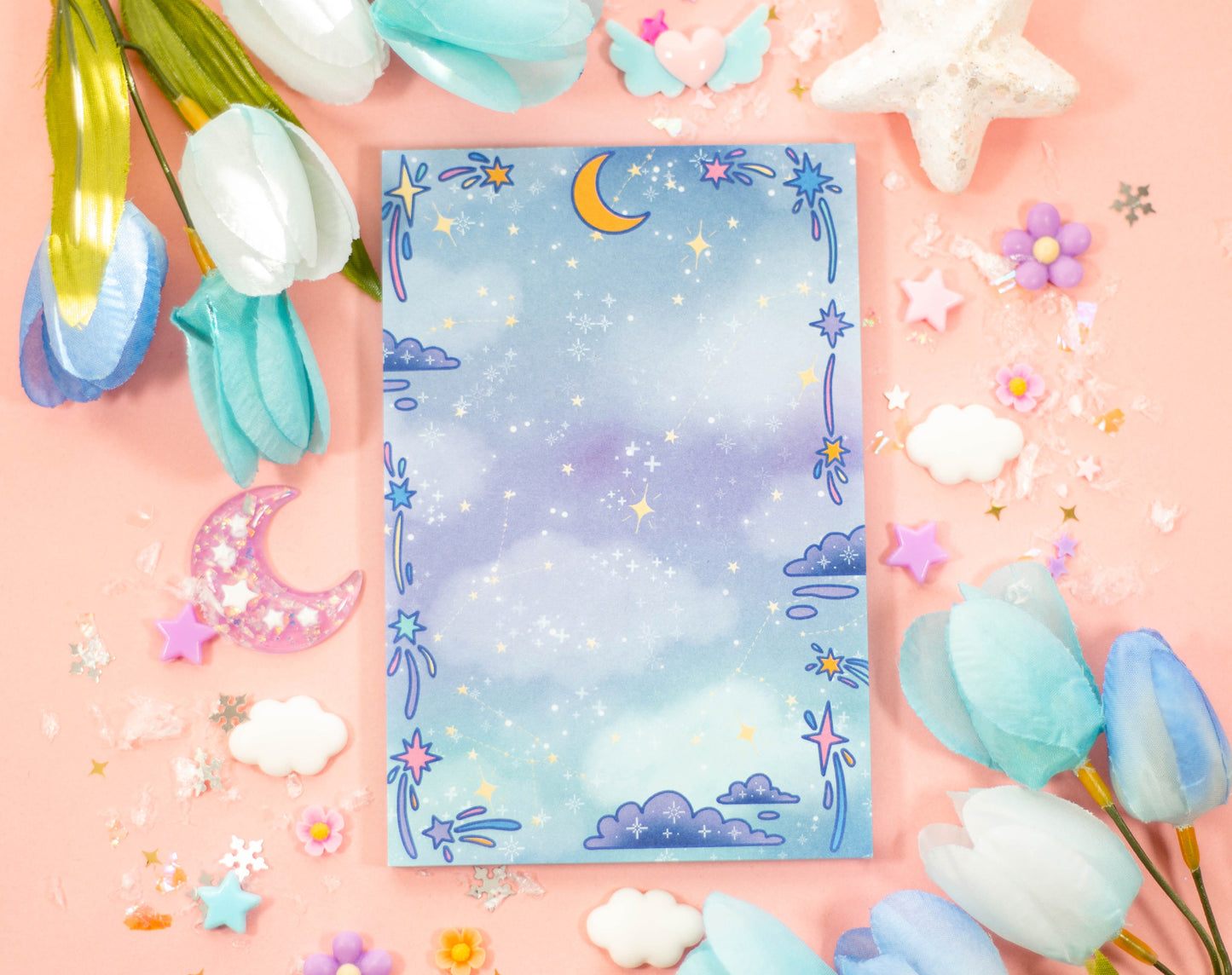 Celestial Galaxy Notepad