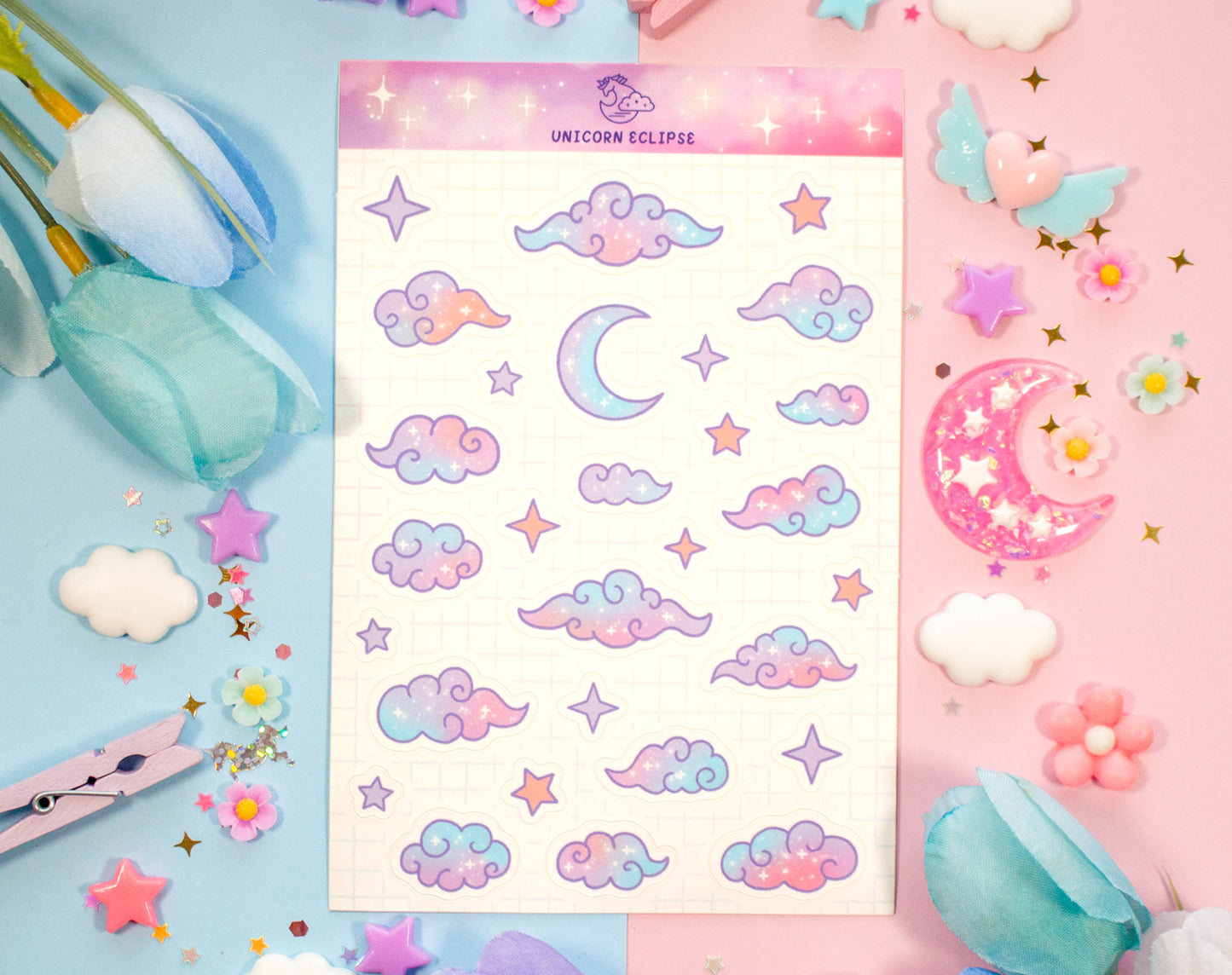 Clouds Version 2 Sticker Sheet