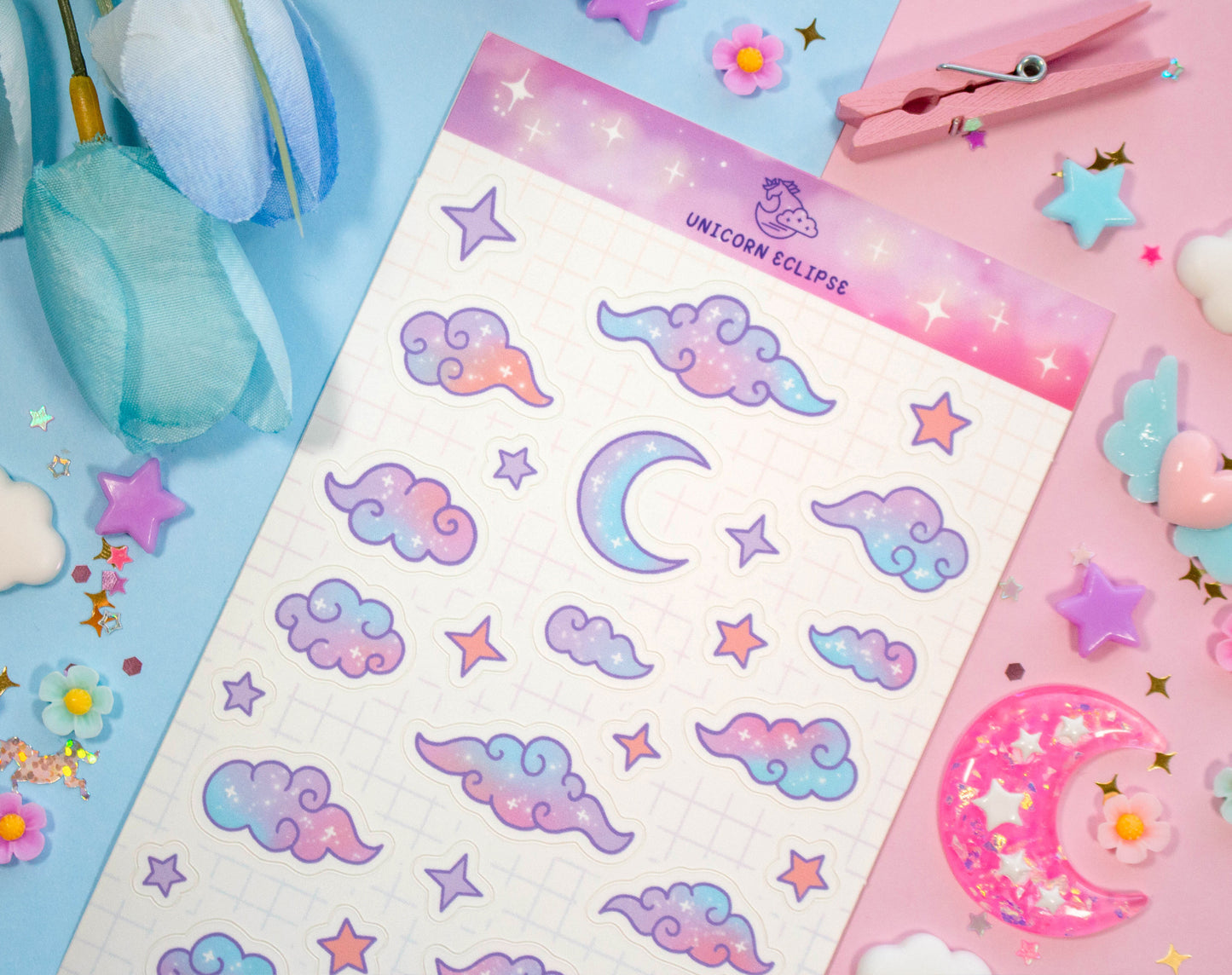 Clouds Version 2 Sticker Sheet
