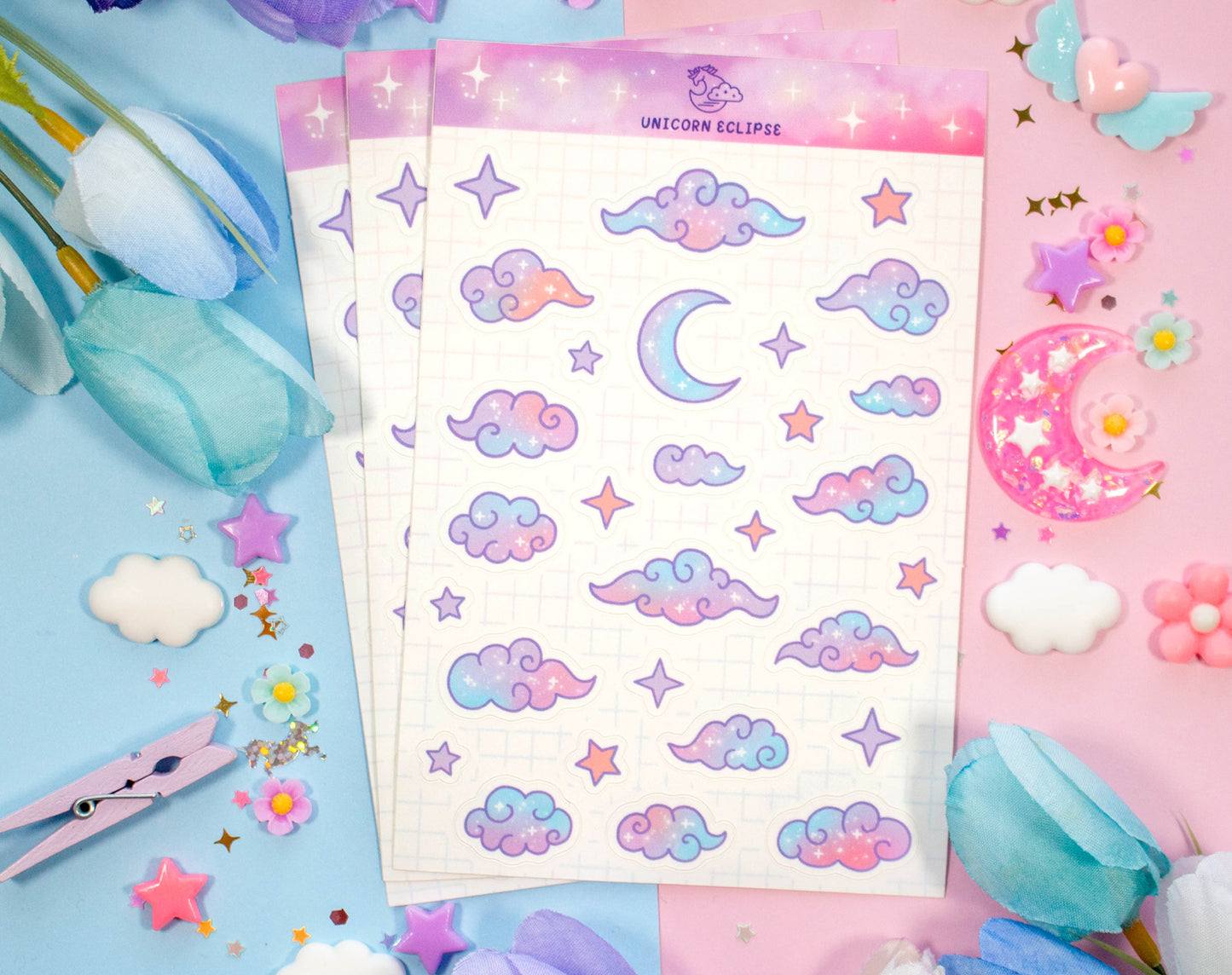 Clouds Version 2 Sticker Sheet