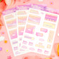 Pink Computer Aesthetic Sticker Sheet