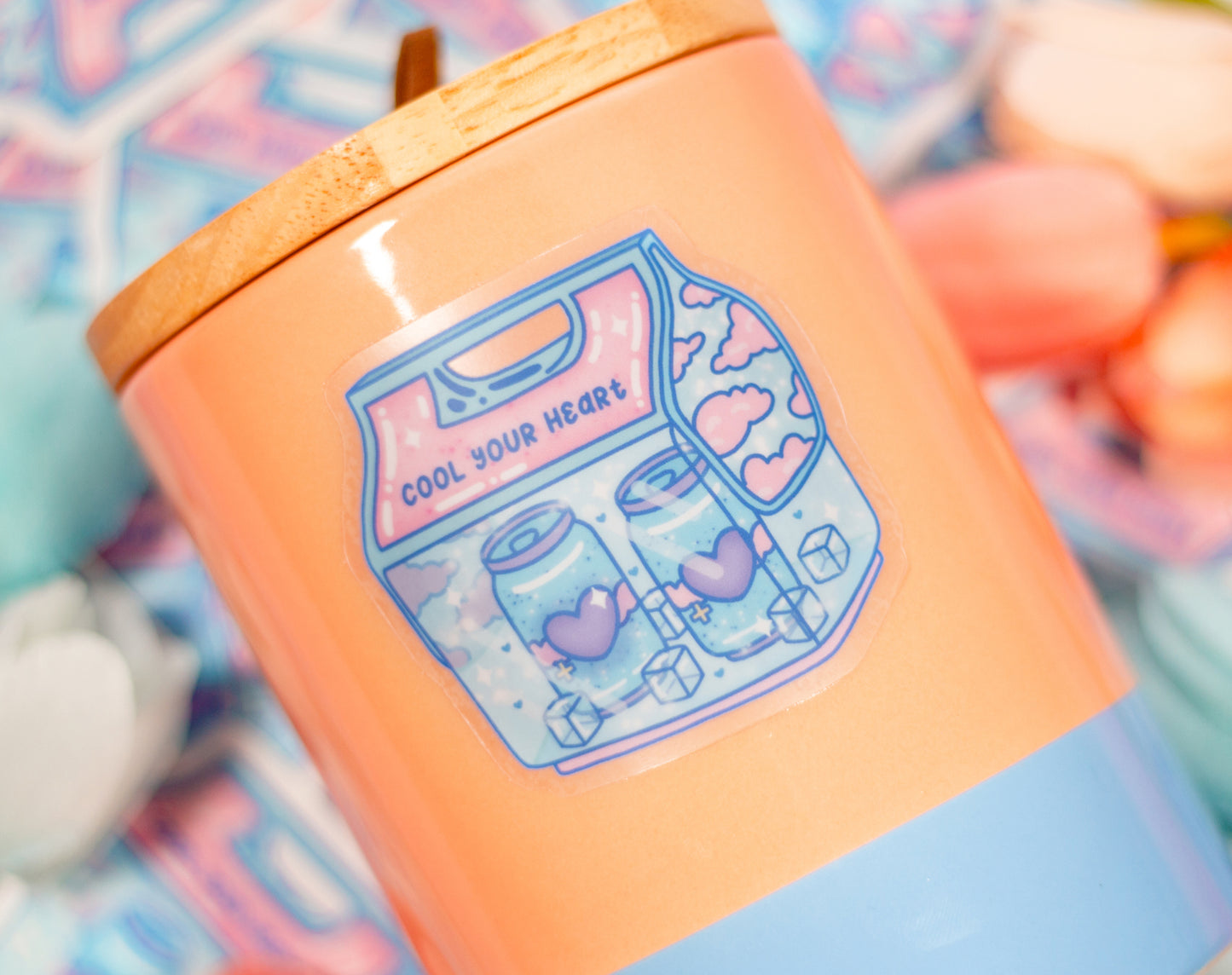 Cooler Clear Sticker