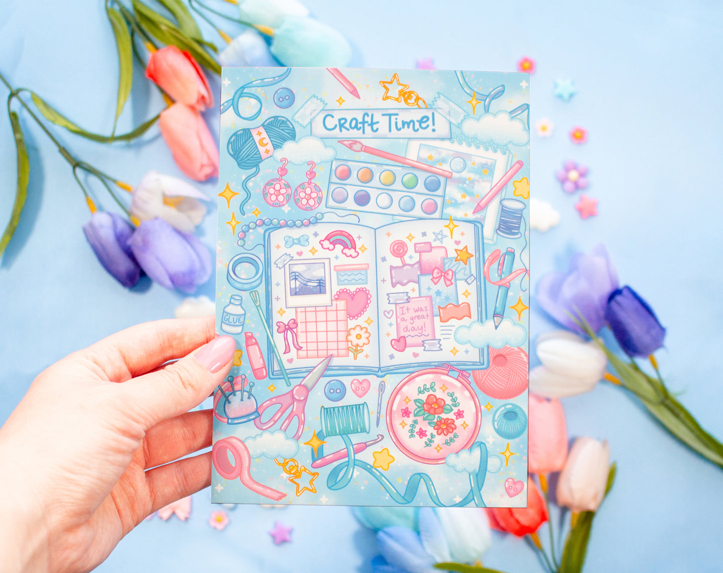 Craft Time Art Print