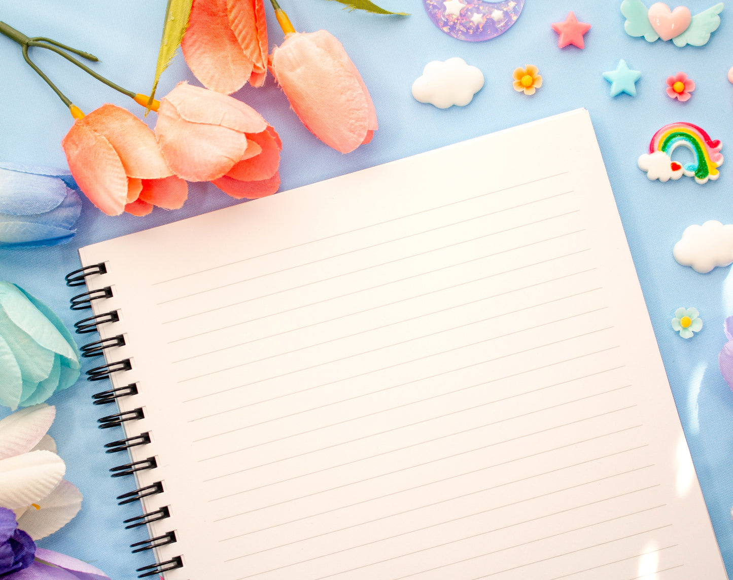 Craft Time Spiral Lined Notebook (7x9")