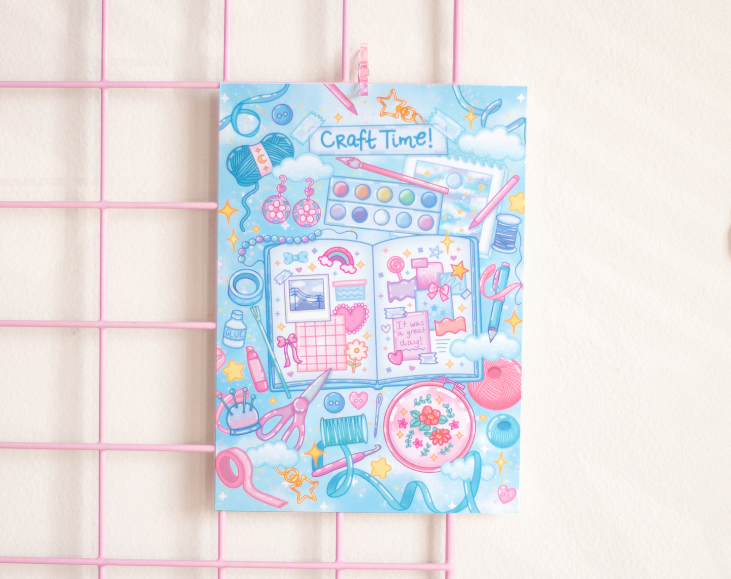Craft Time Art Print
