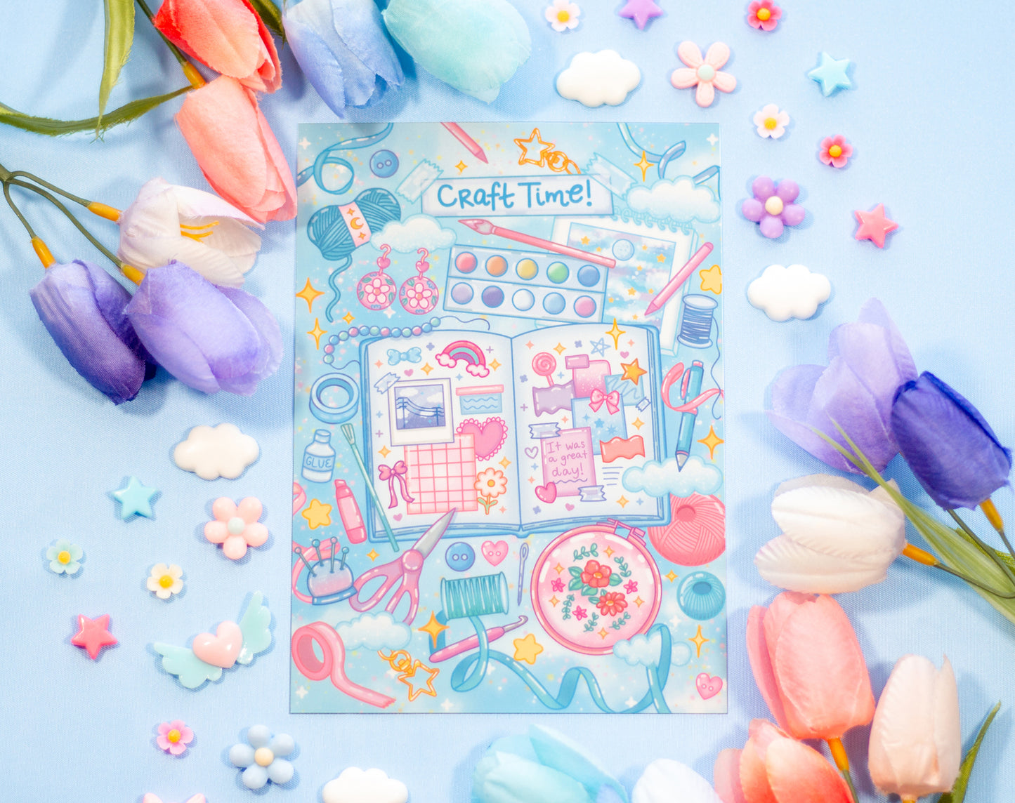 Craft Time Art Print