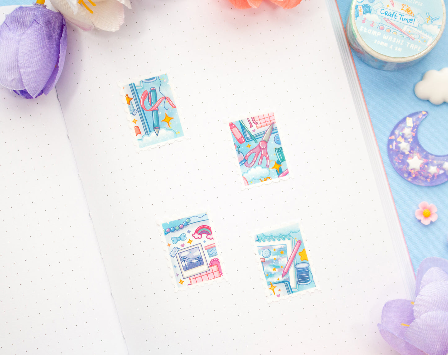 Craft Time Stamp Washi Tape