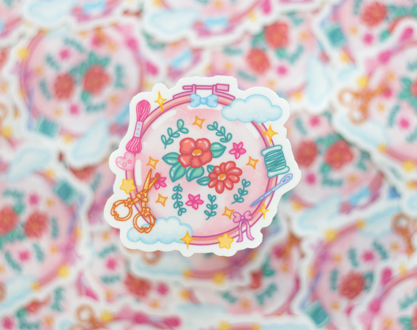 Embroidery Hoop Sticker