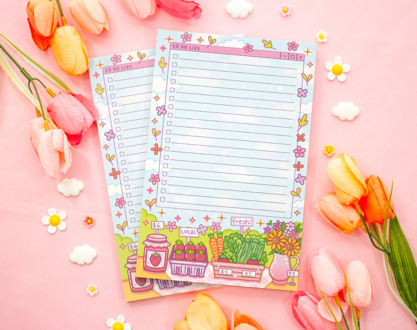 Farmers Market To Do List Planner Pad