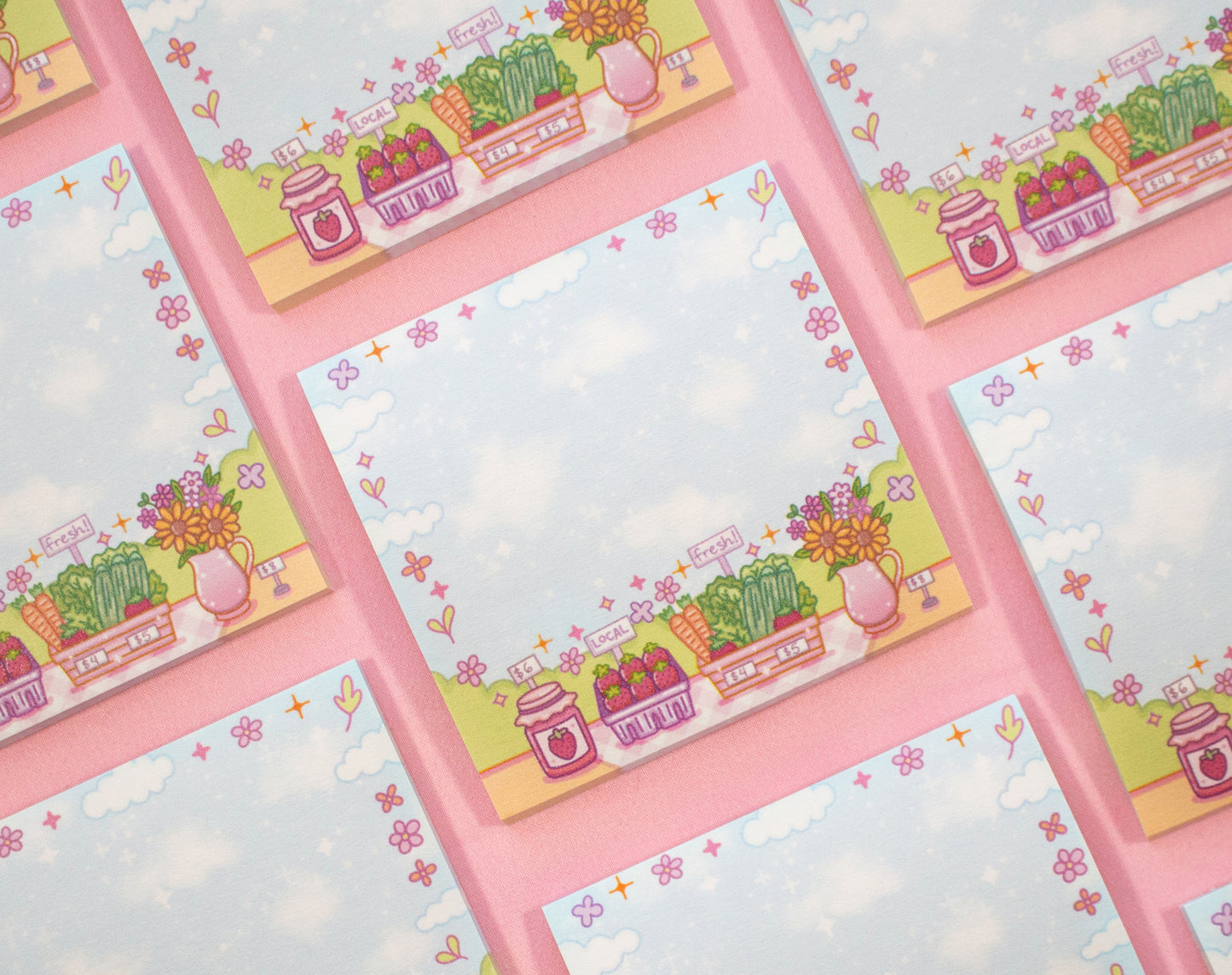 Farmers Market Sticky Notes