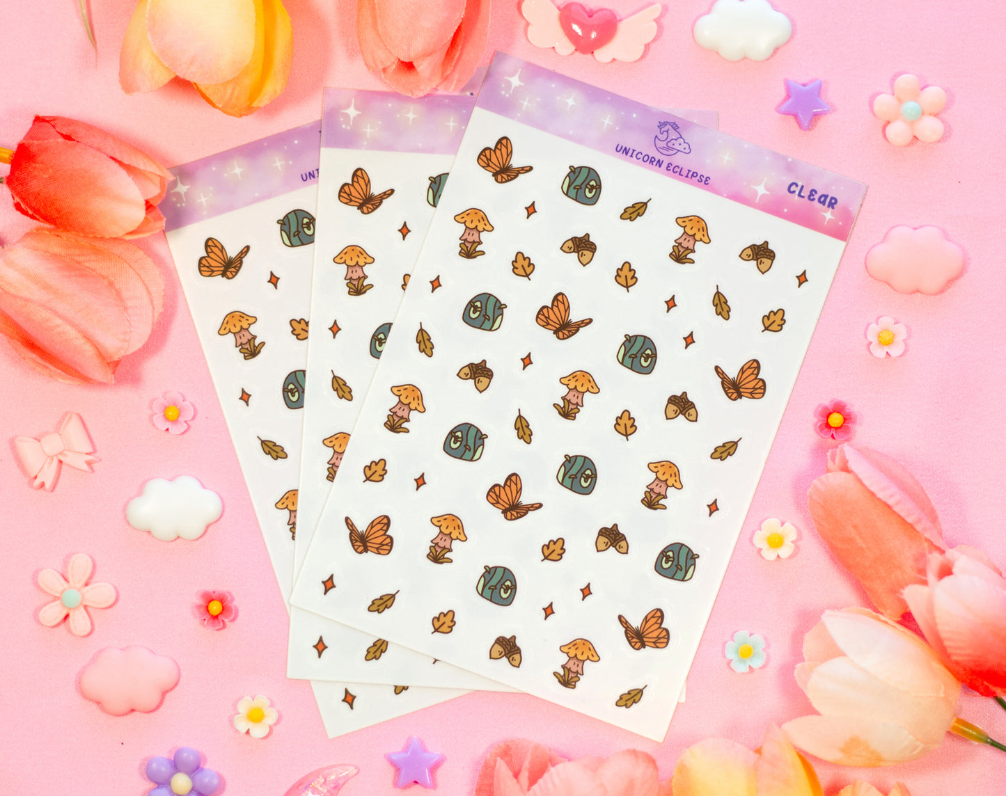 Forest Finds Clear Deco Sticker Sheet