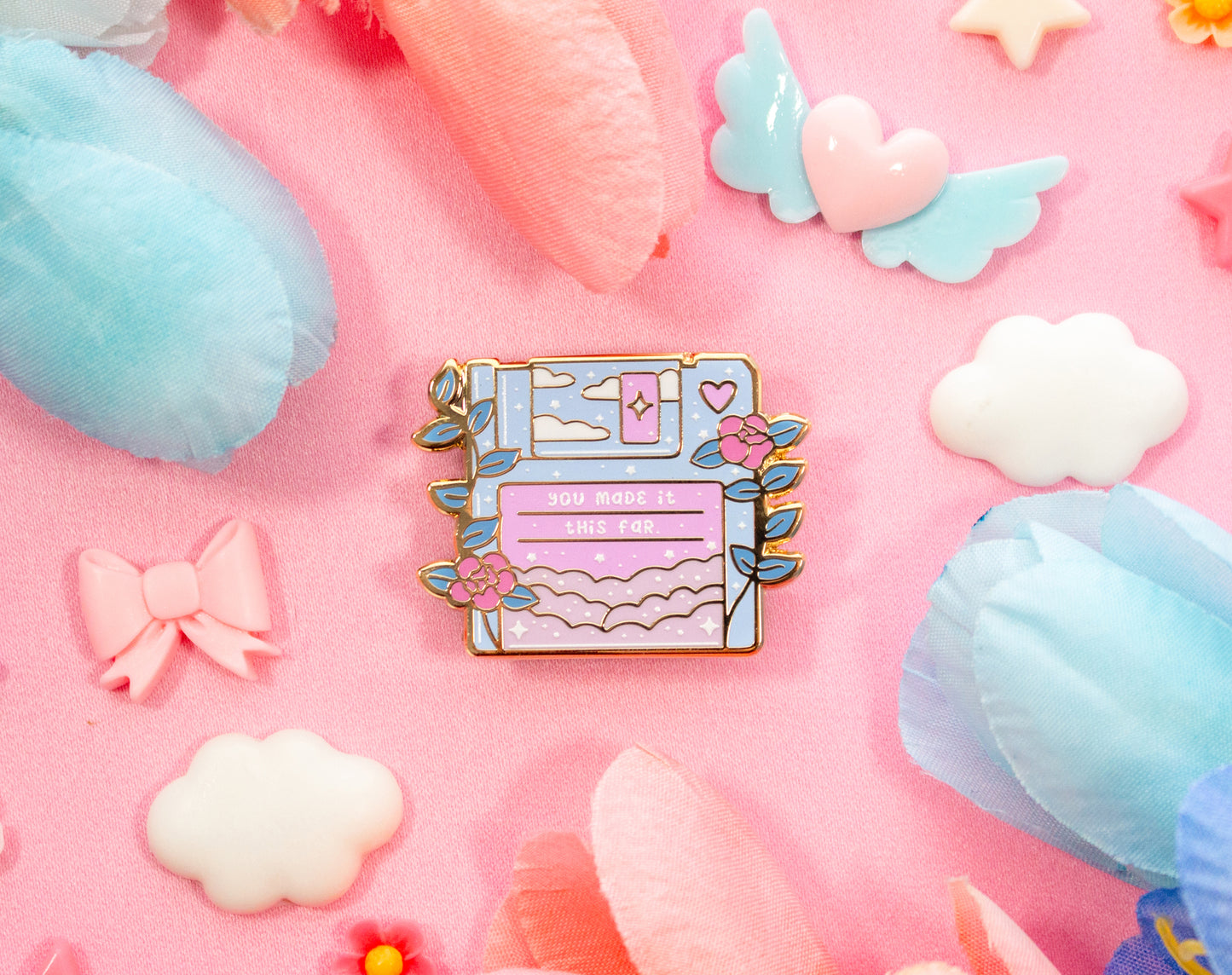 Floppy Disk Enamel Pin