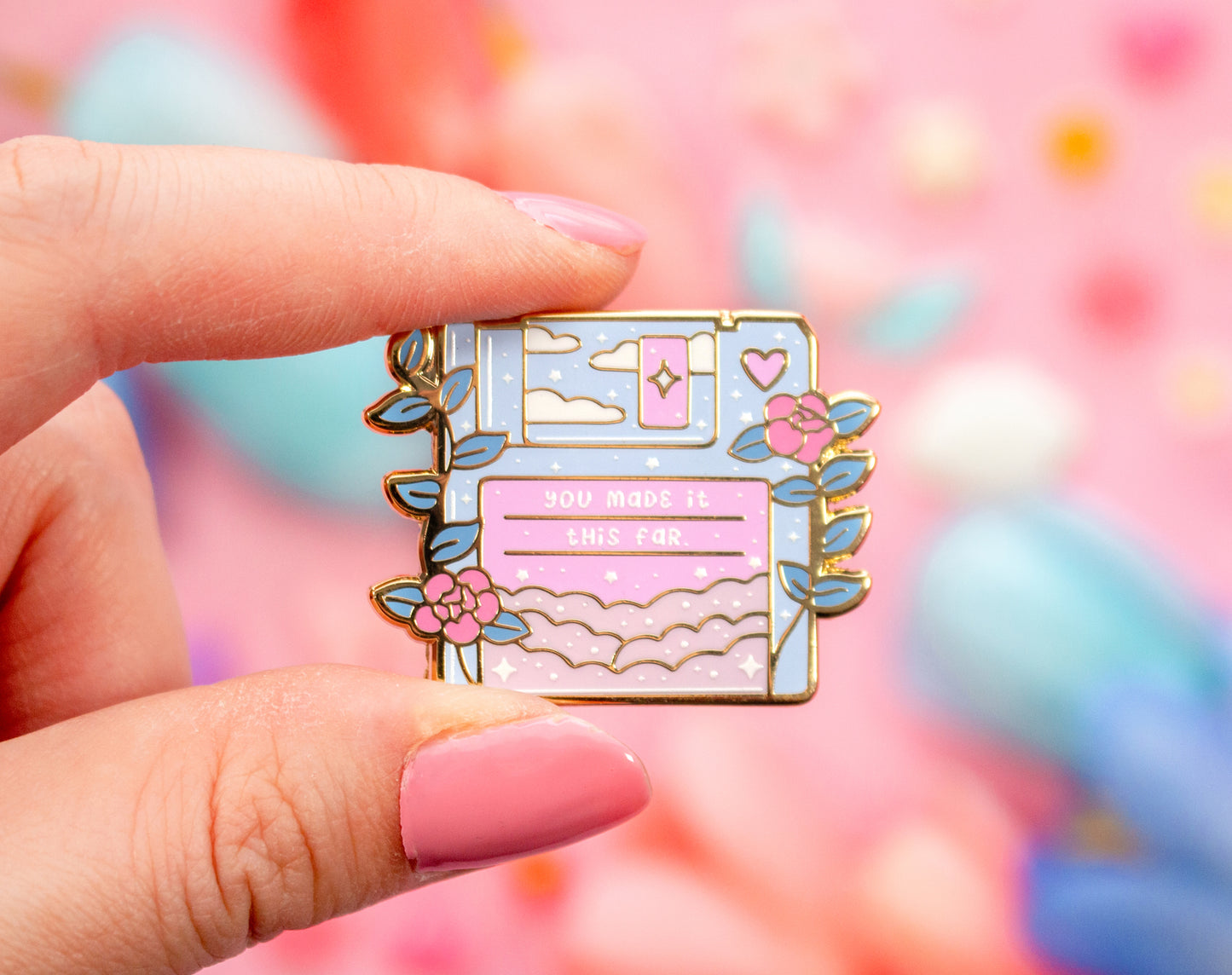 Floppy Disk Enamel Pin