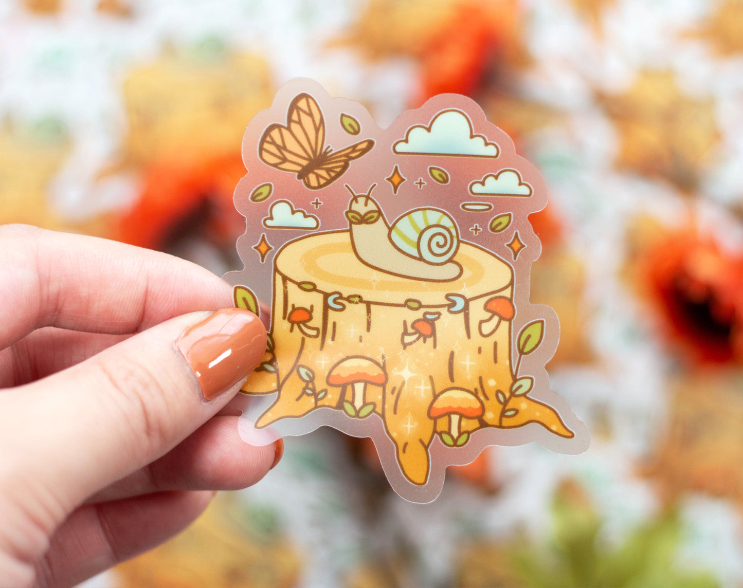 Forest Critters Clear Sticker