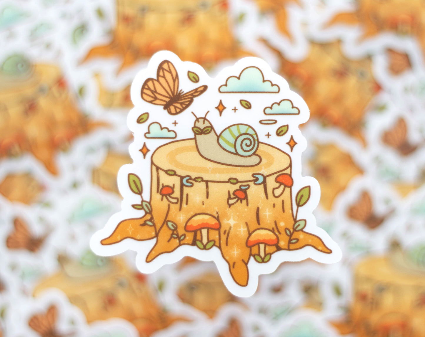 Forest Critters Clear Sticker