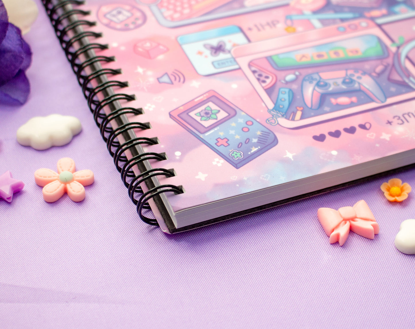 Game Time Spiral Lined Notebook (7x9")