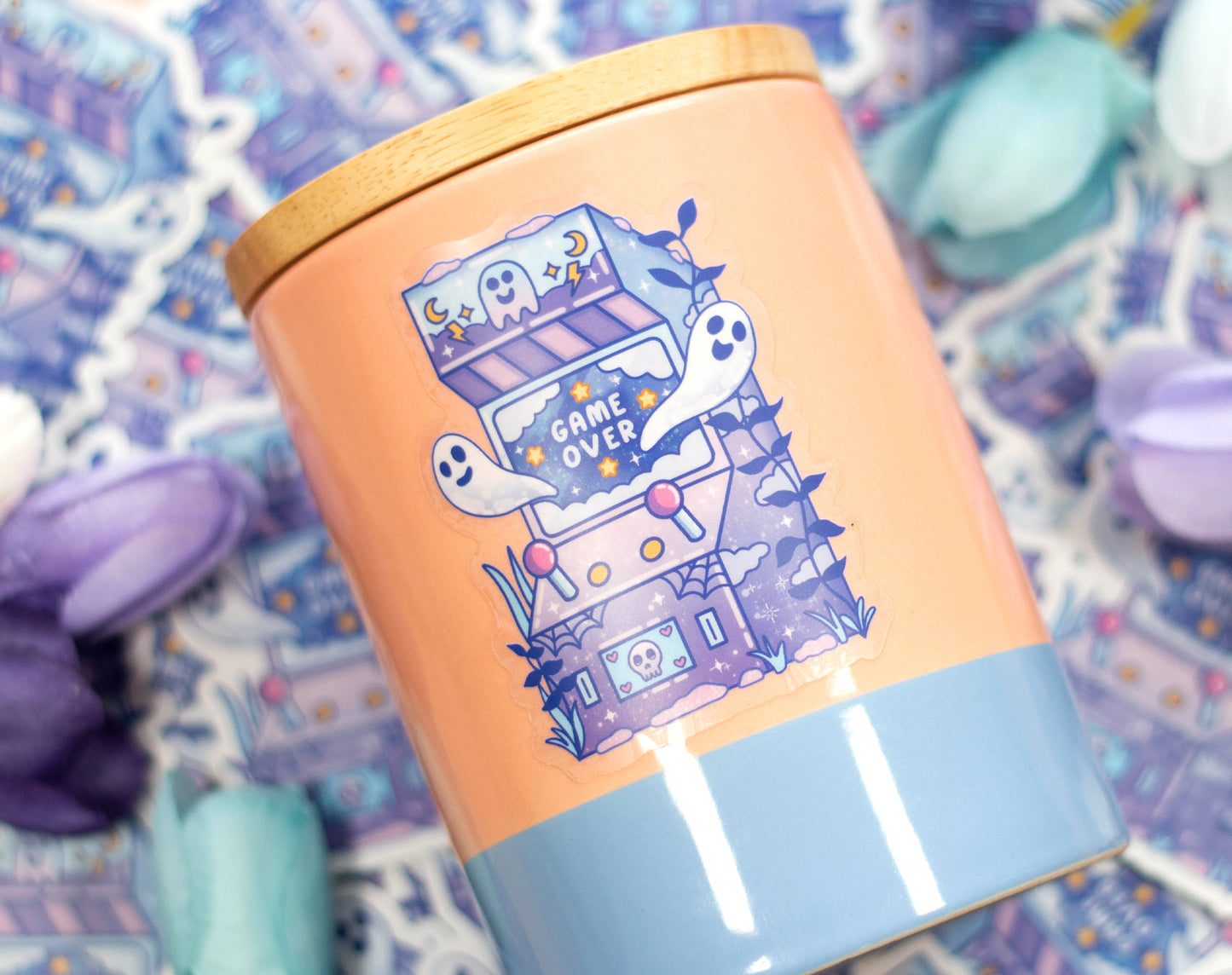 Ghost Arcade Clear Sticker