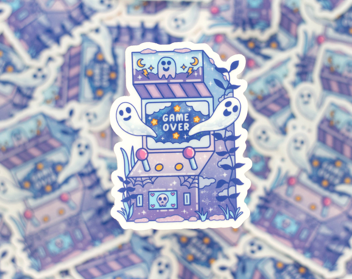 Ghost Arcade Clear Sticker