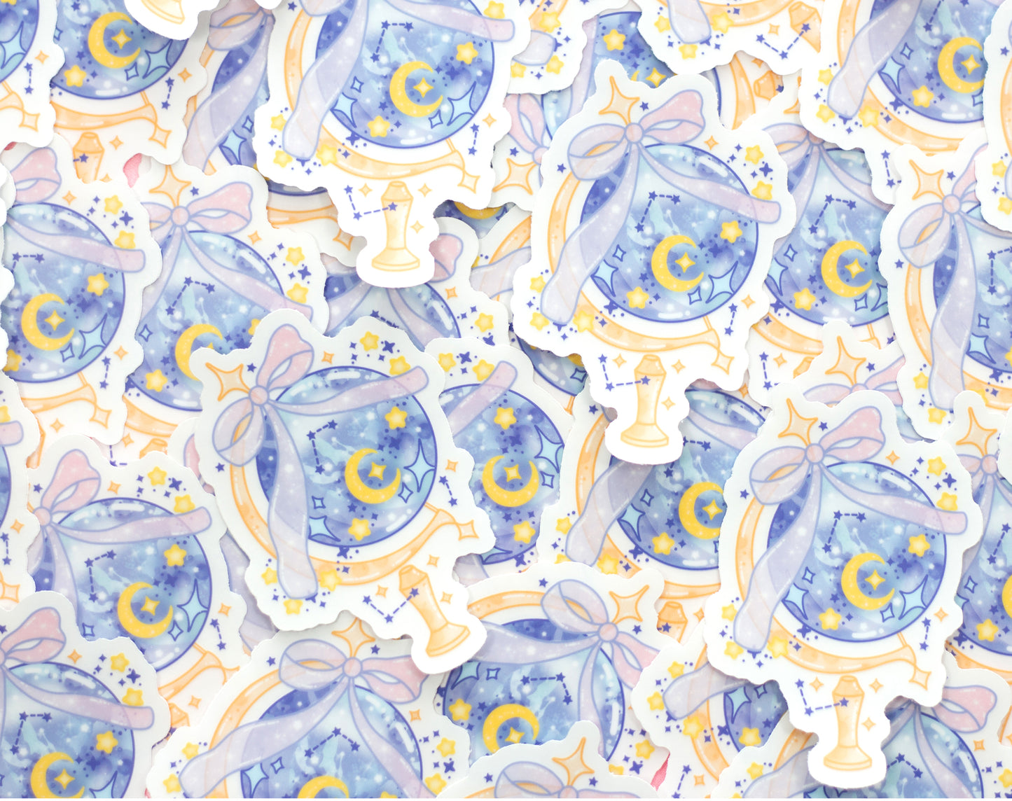Celestial Globe Clear Sticker