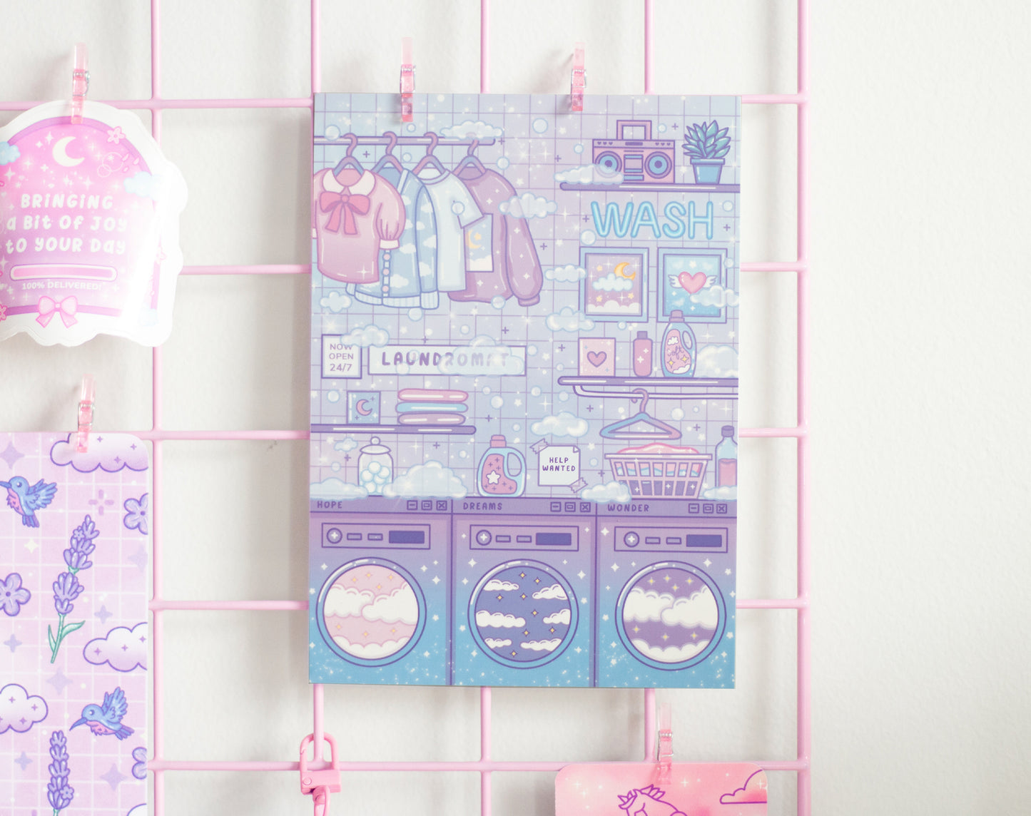 Laundromat Art Print