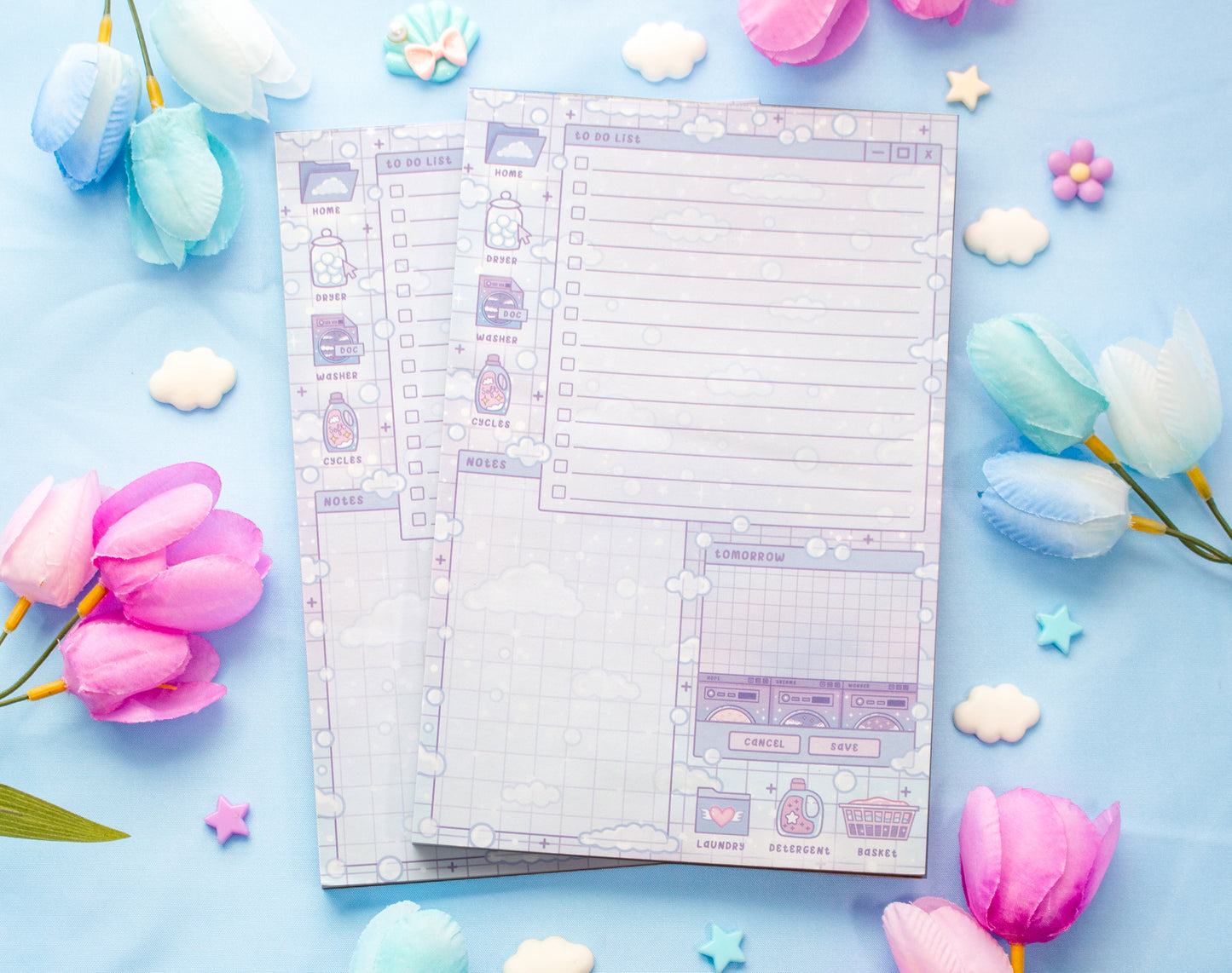 Laundromat Daily Planner Pad