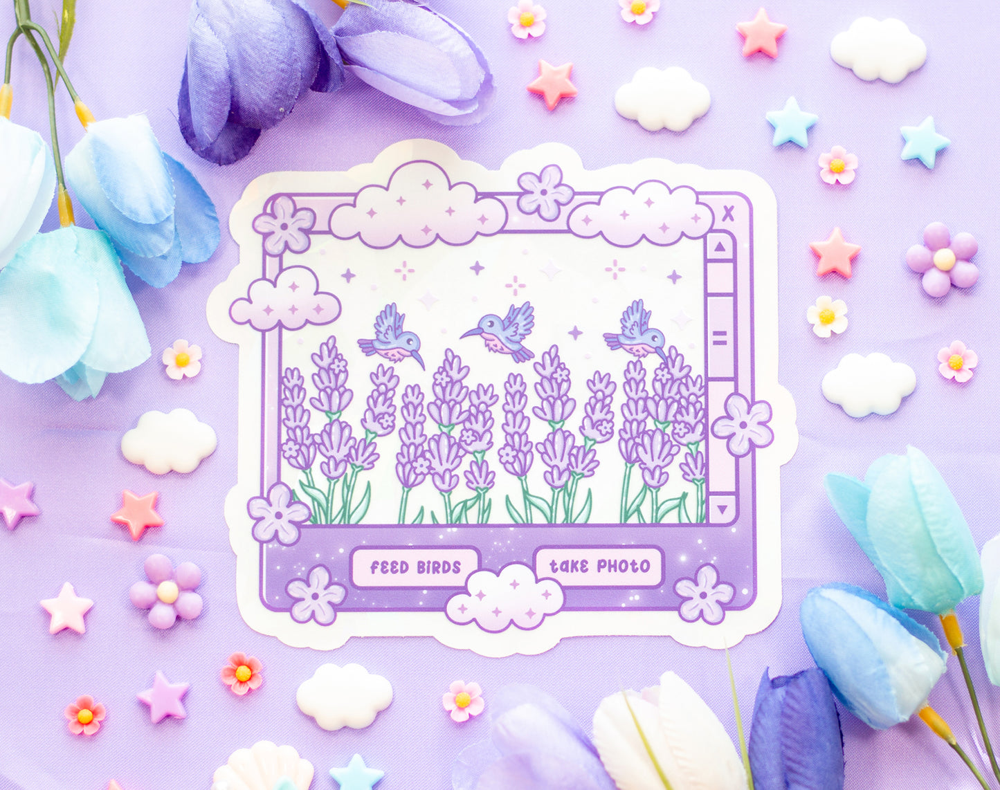Lavender Dreams Suncatcher Sticker