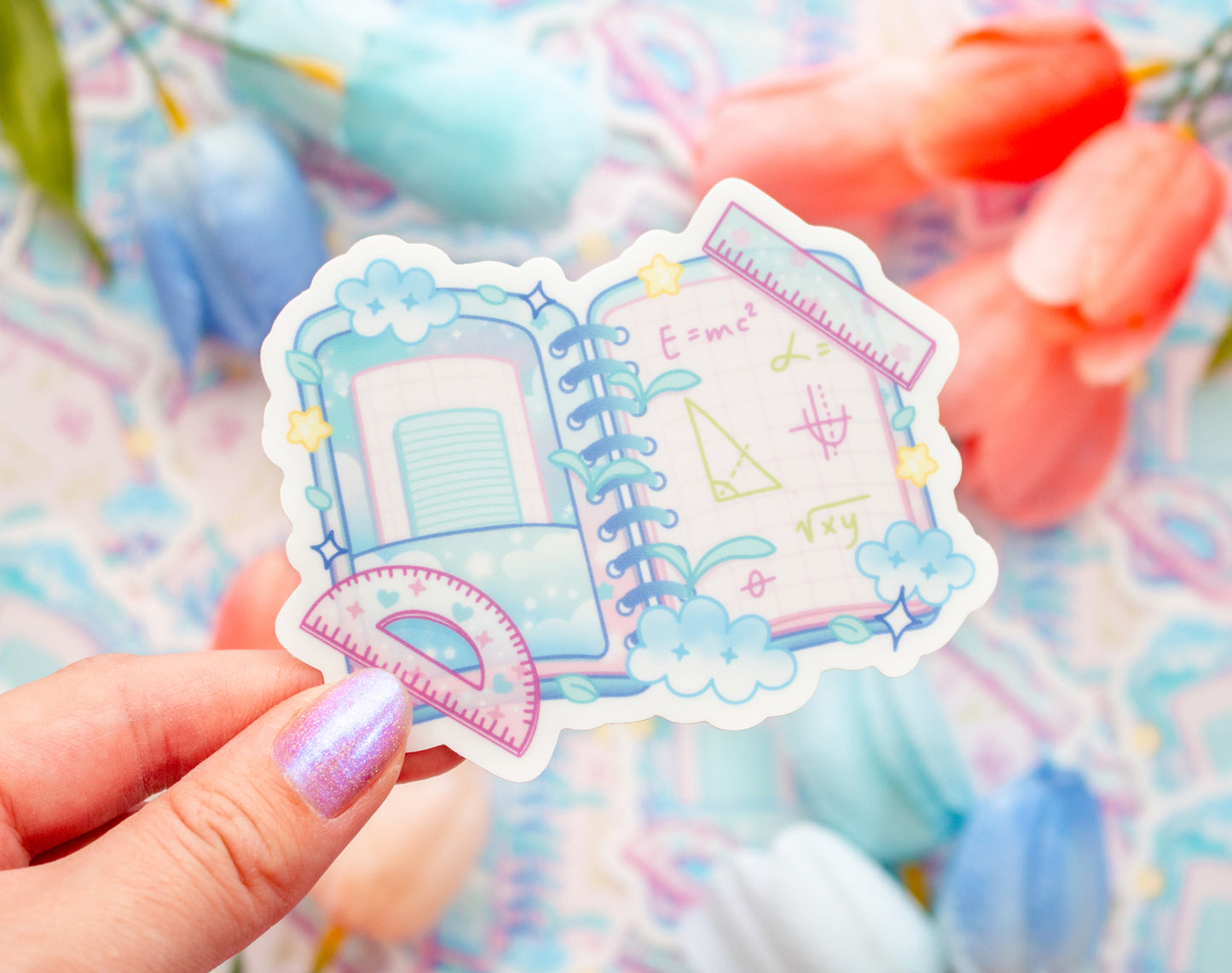 Math Notebook Sticker