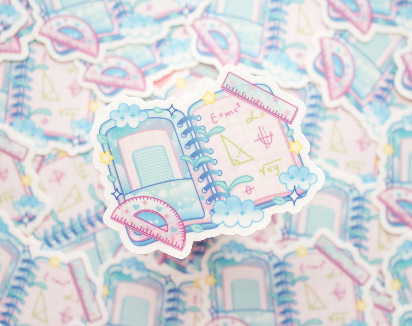 Math Notebook Sticker