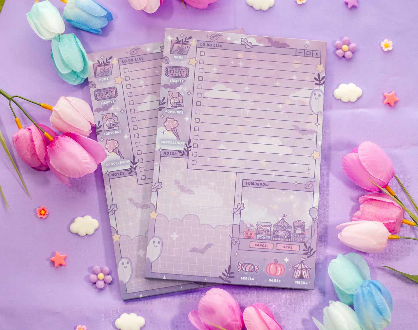 Midnight Carnival Daily Planner Pad