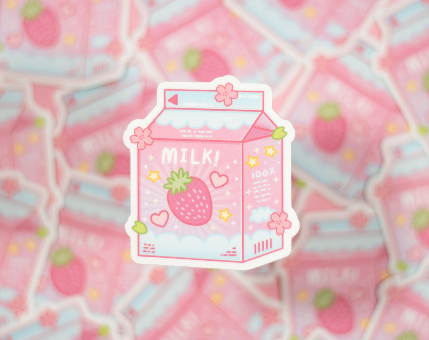 Strawberry Milk Sticker