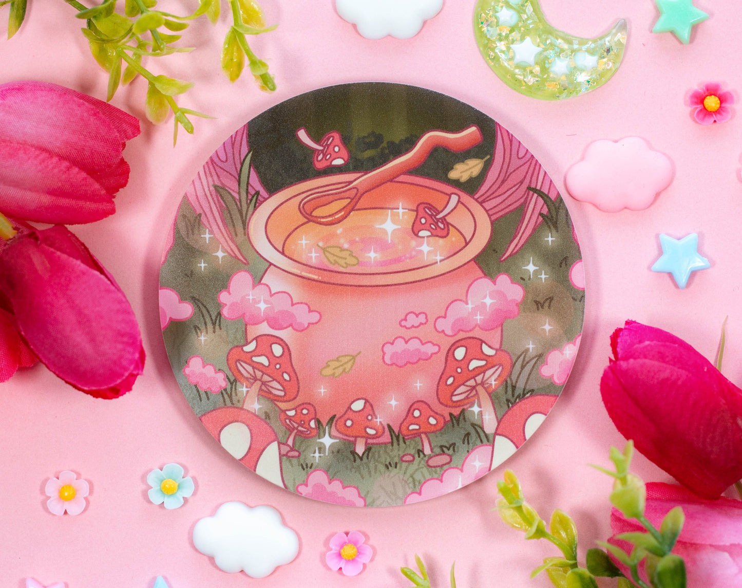 Mushroom Cauldron Coaster