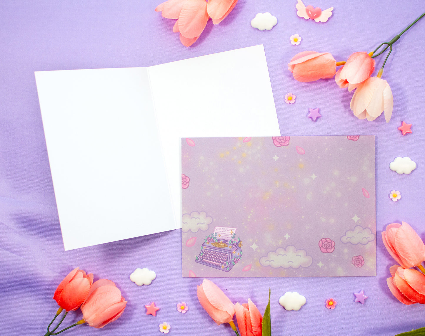 Pastel Academia Greeting Card