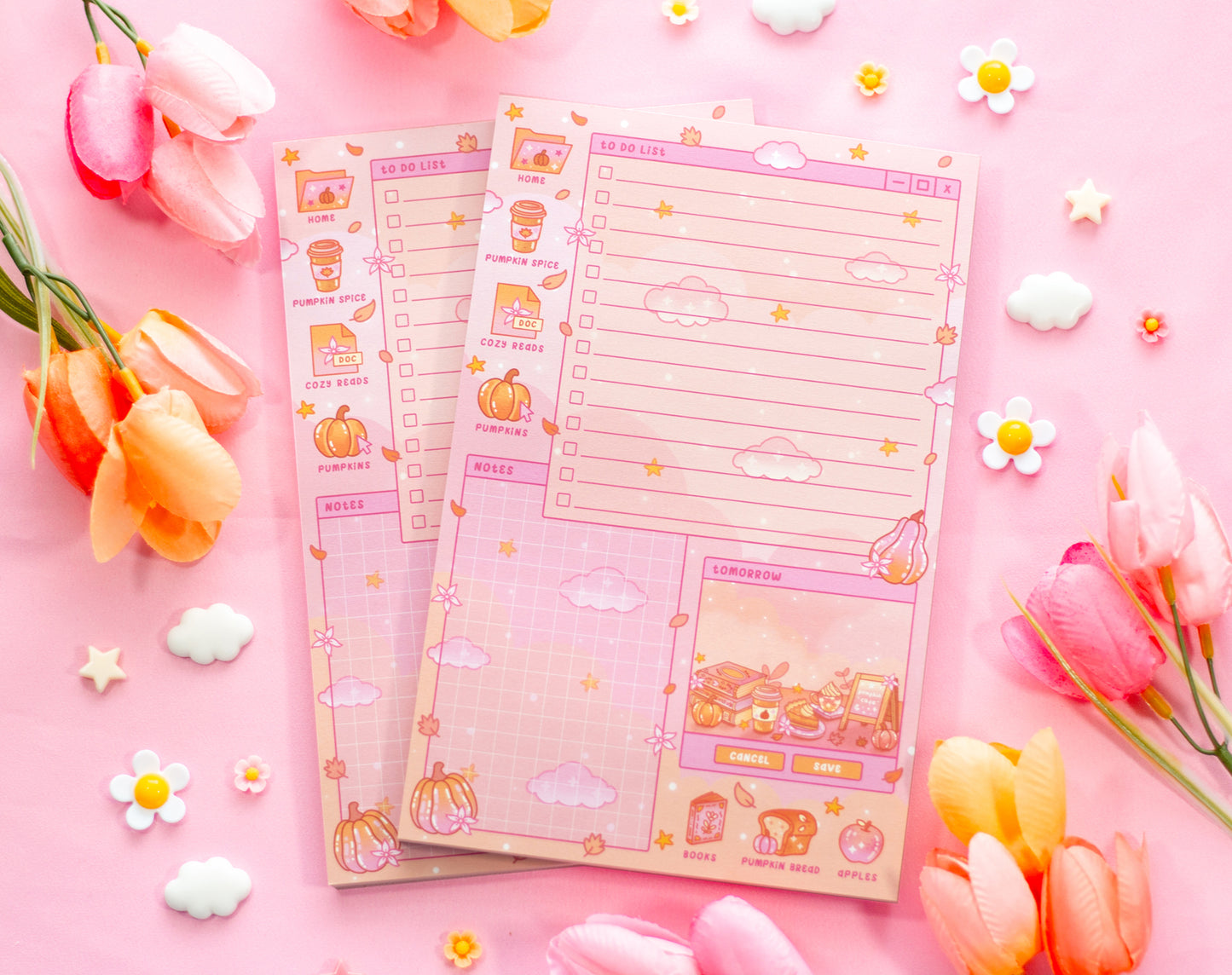 Pumpkin Cafe Daily Planner Pad