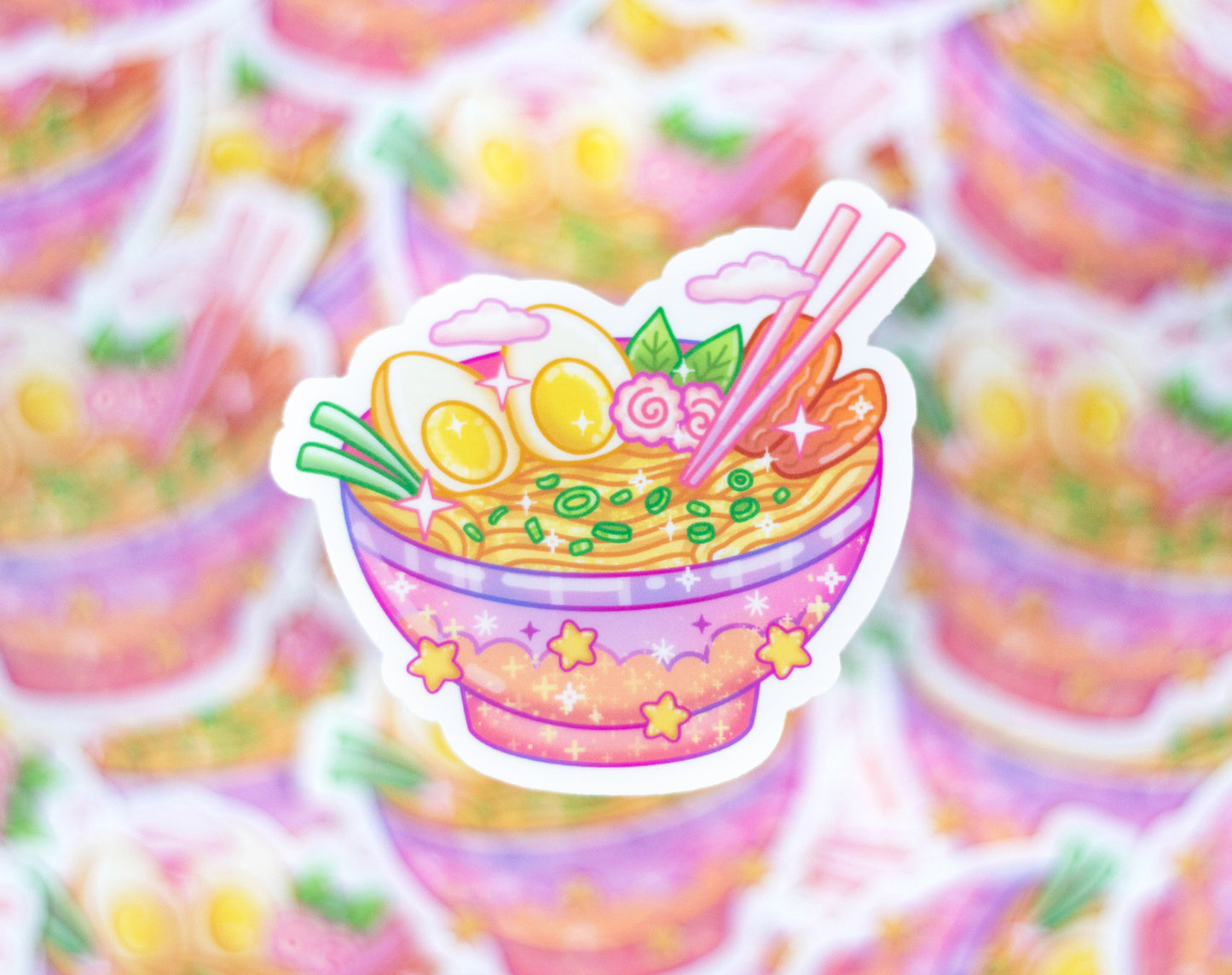 Ramen Bowl Clear Sticker