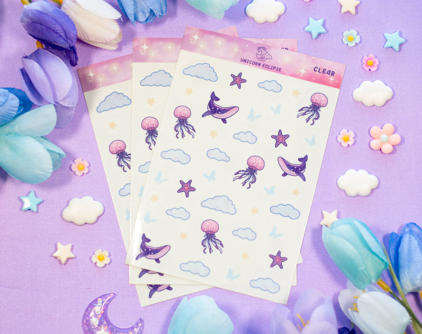 Reading Room Clear Deco Sticker Sheet