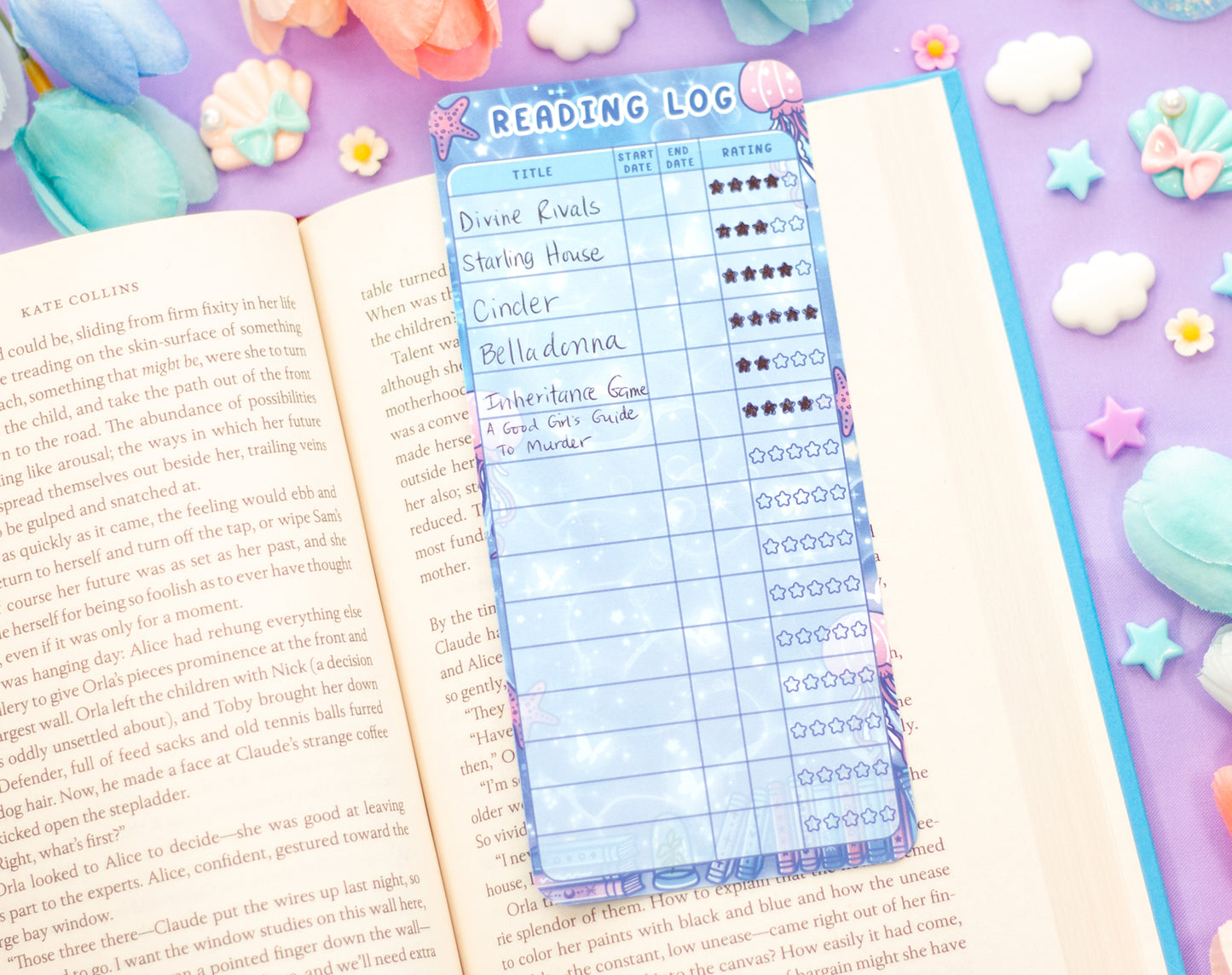 Reading Room Reading Log Bookmark
