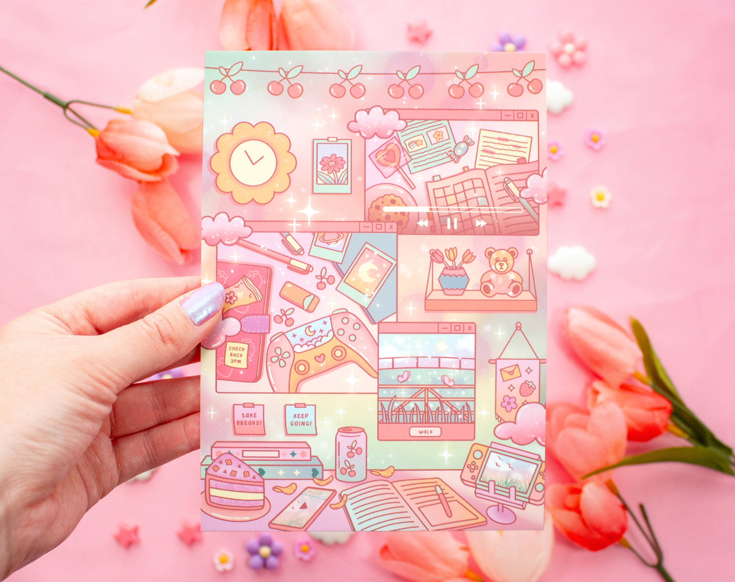 Study Break Art Print