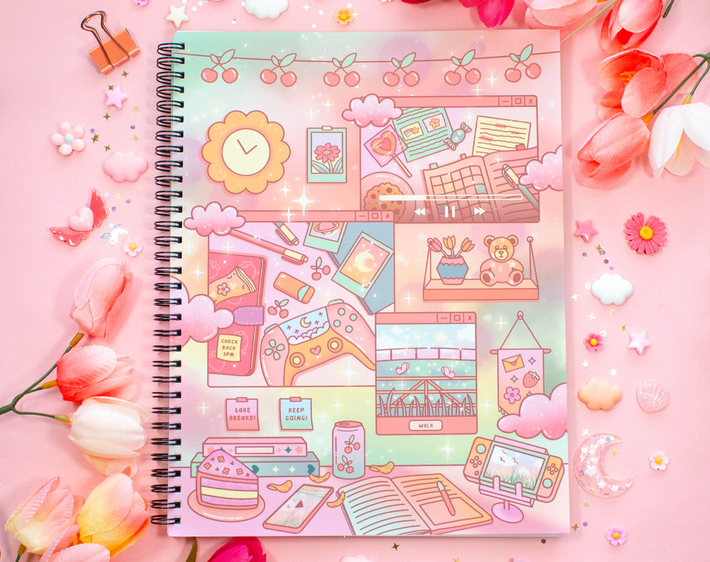 Study Break Spiral Lined Notebook