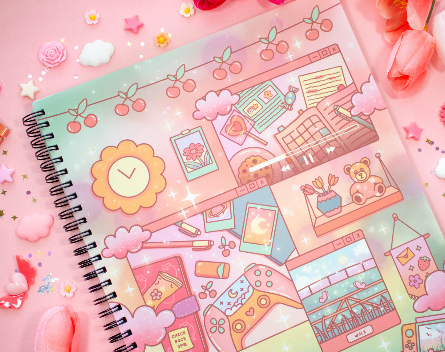Study Break Spiral Lined Notebook
