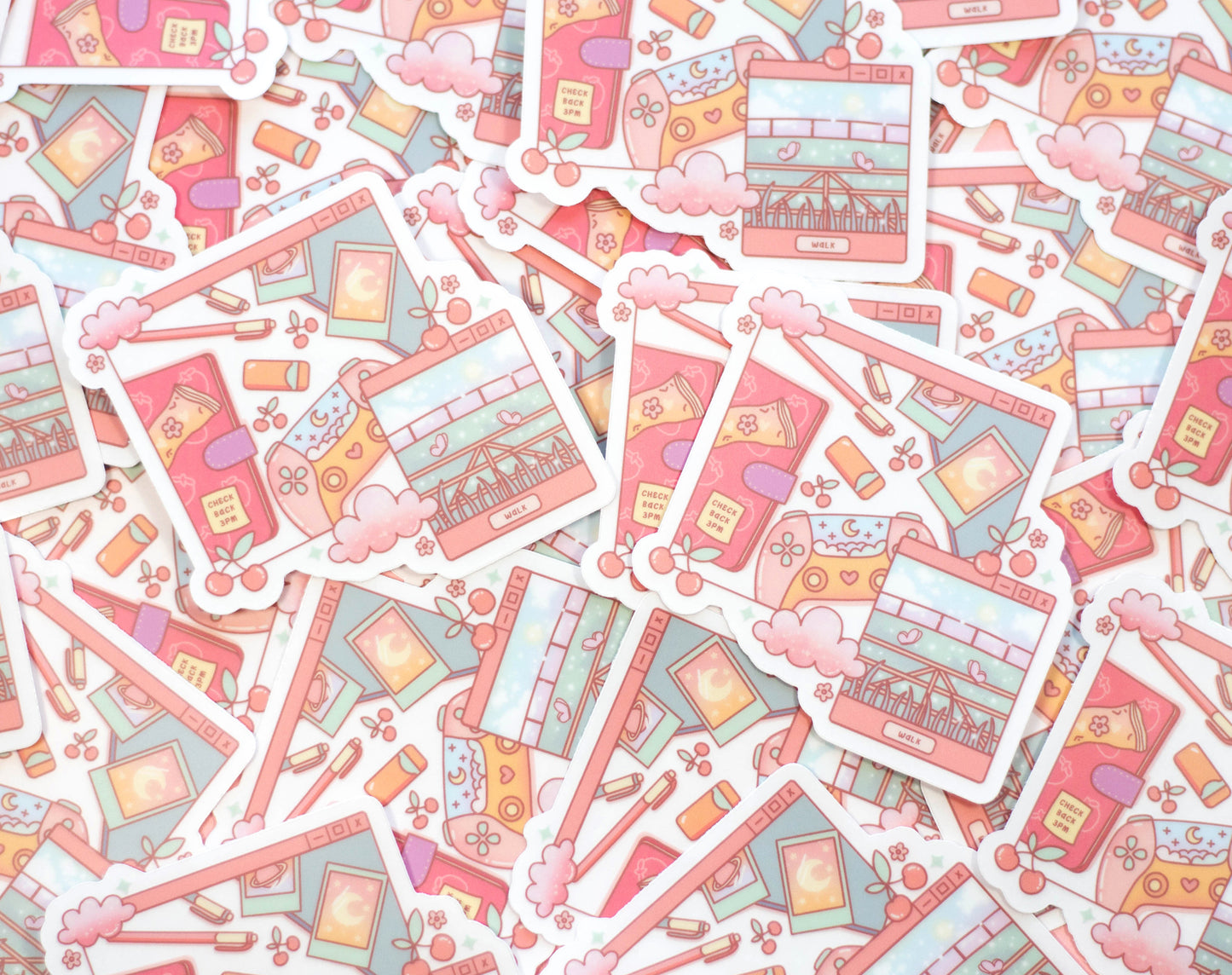 Study Break Clear Sticker