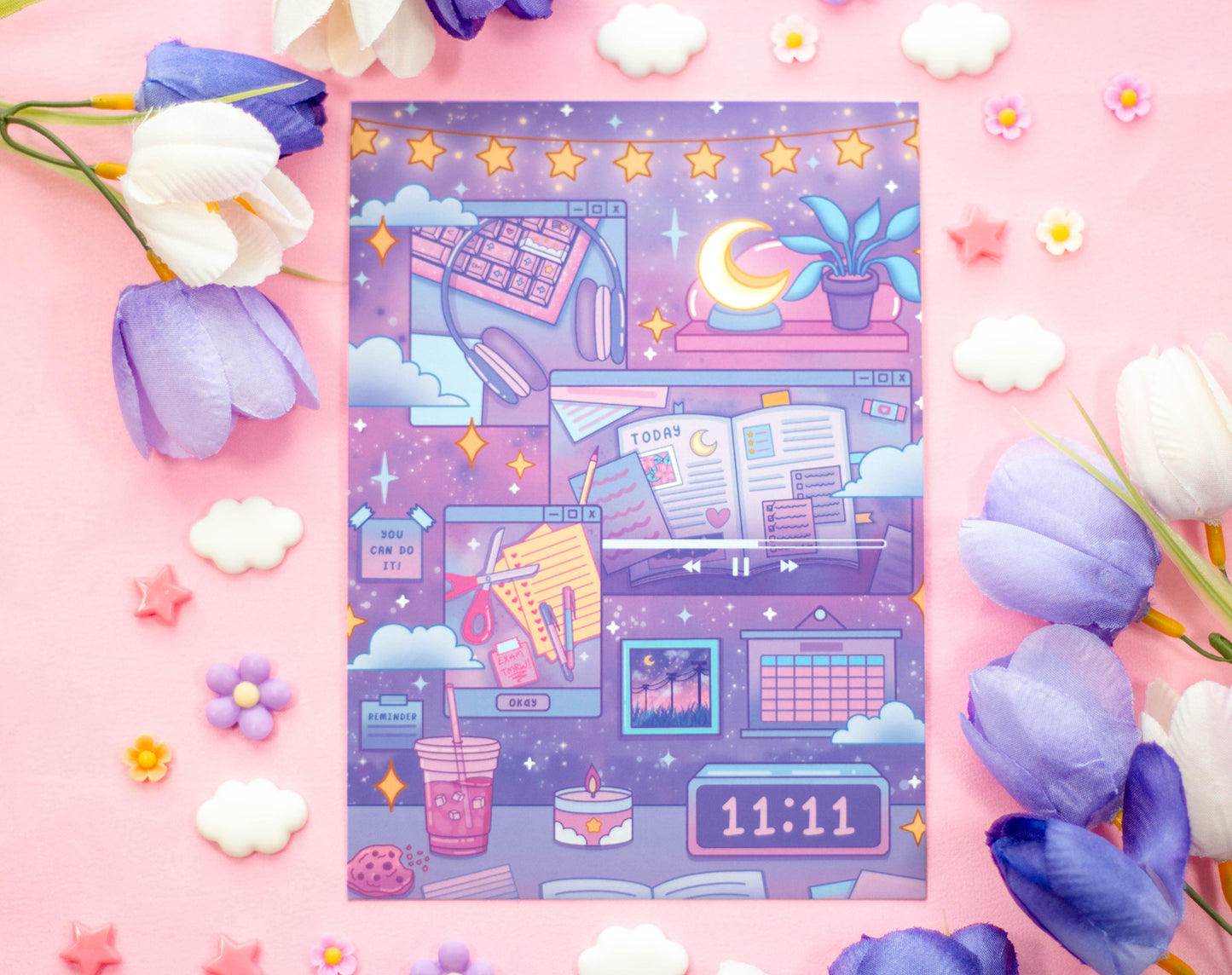 Study Night Art Print