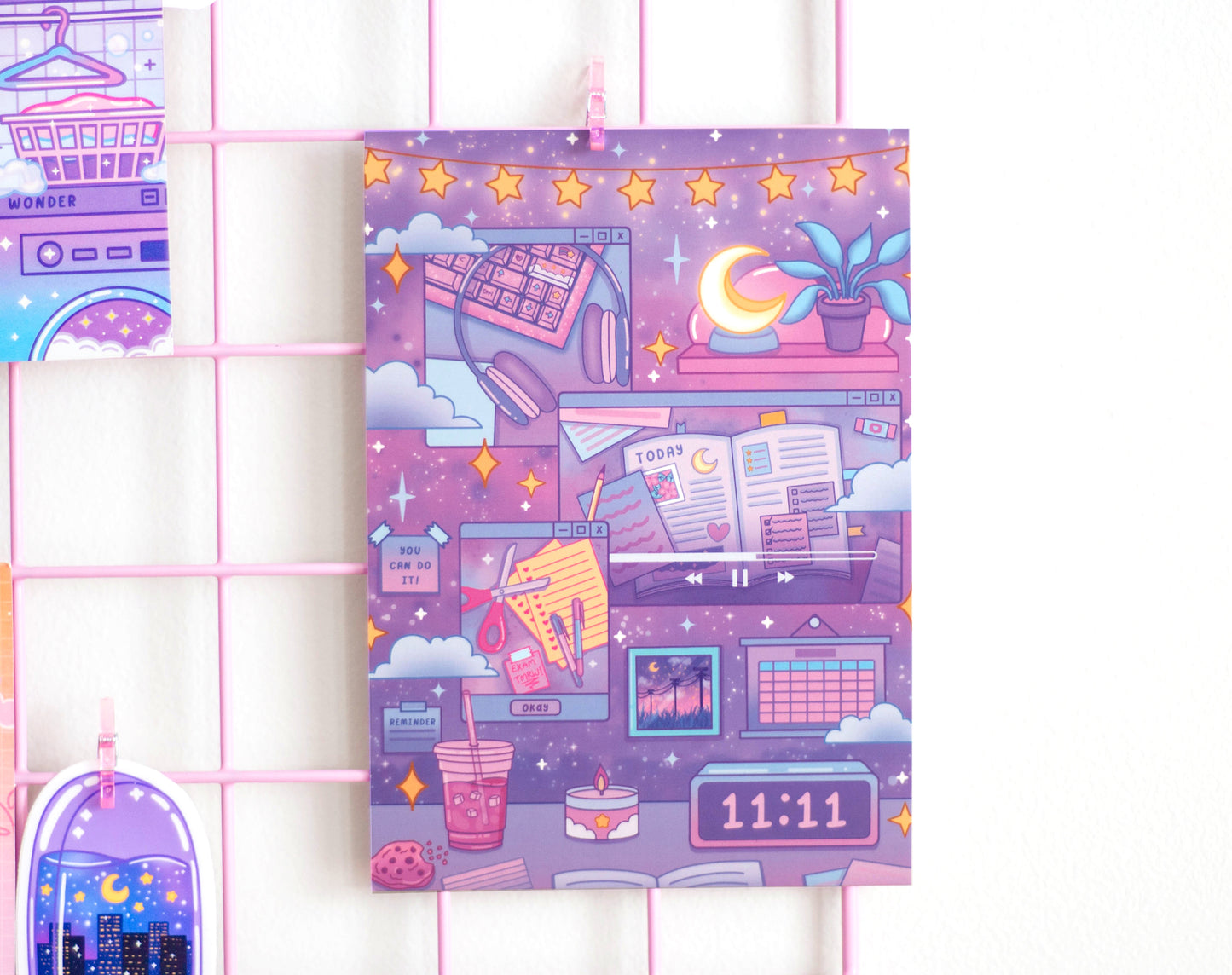 Study Night Art Print
