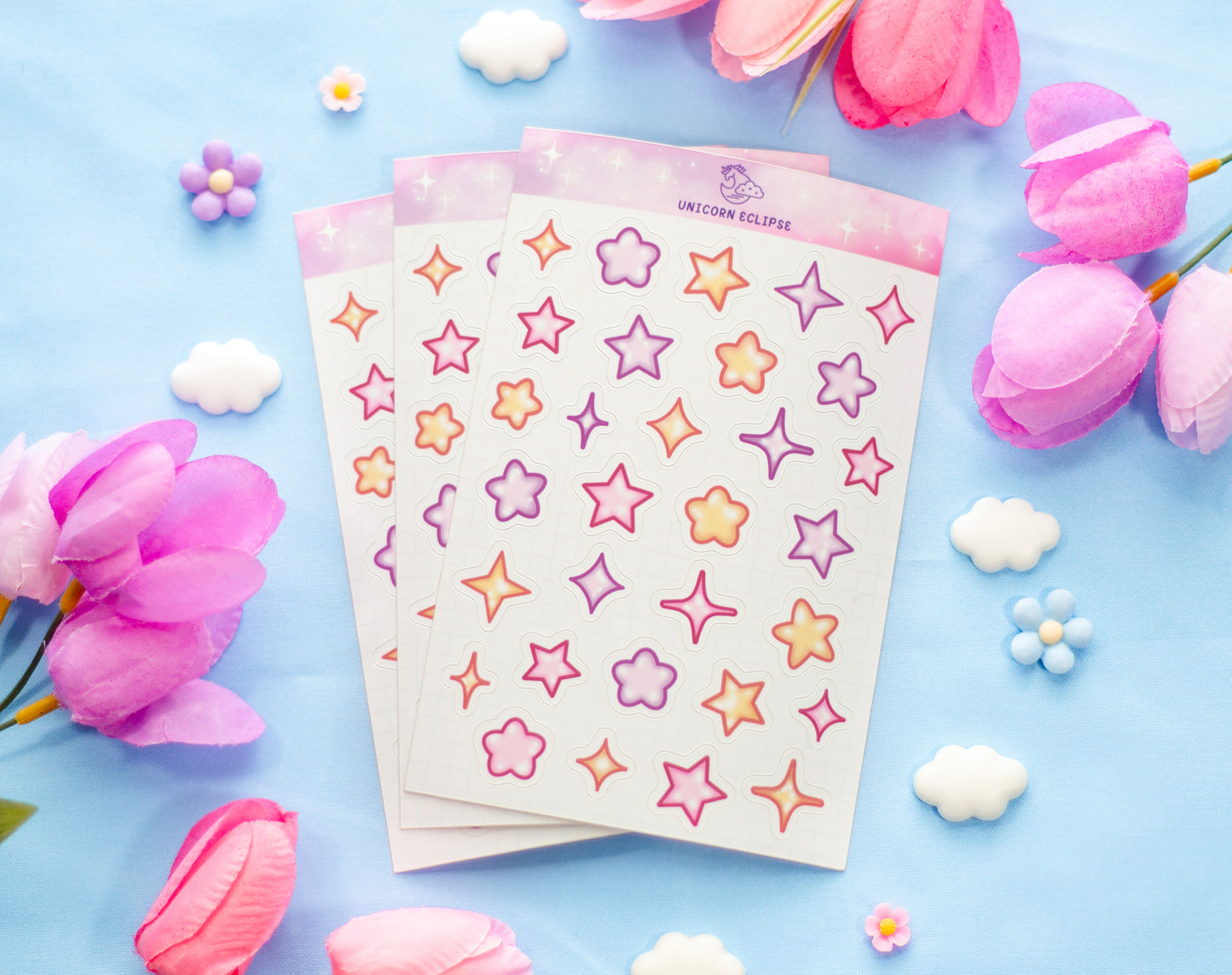 Stars and Sparkles Sticker Sheet