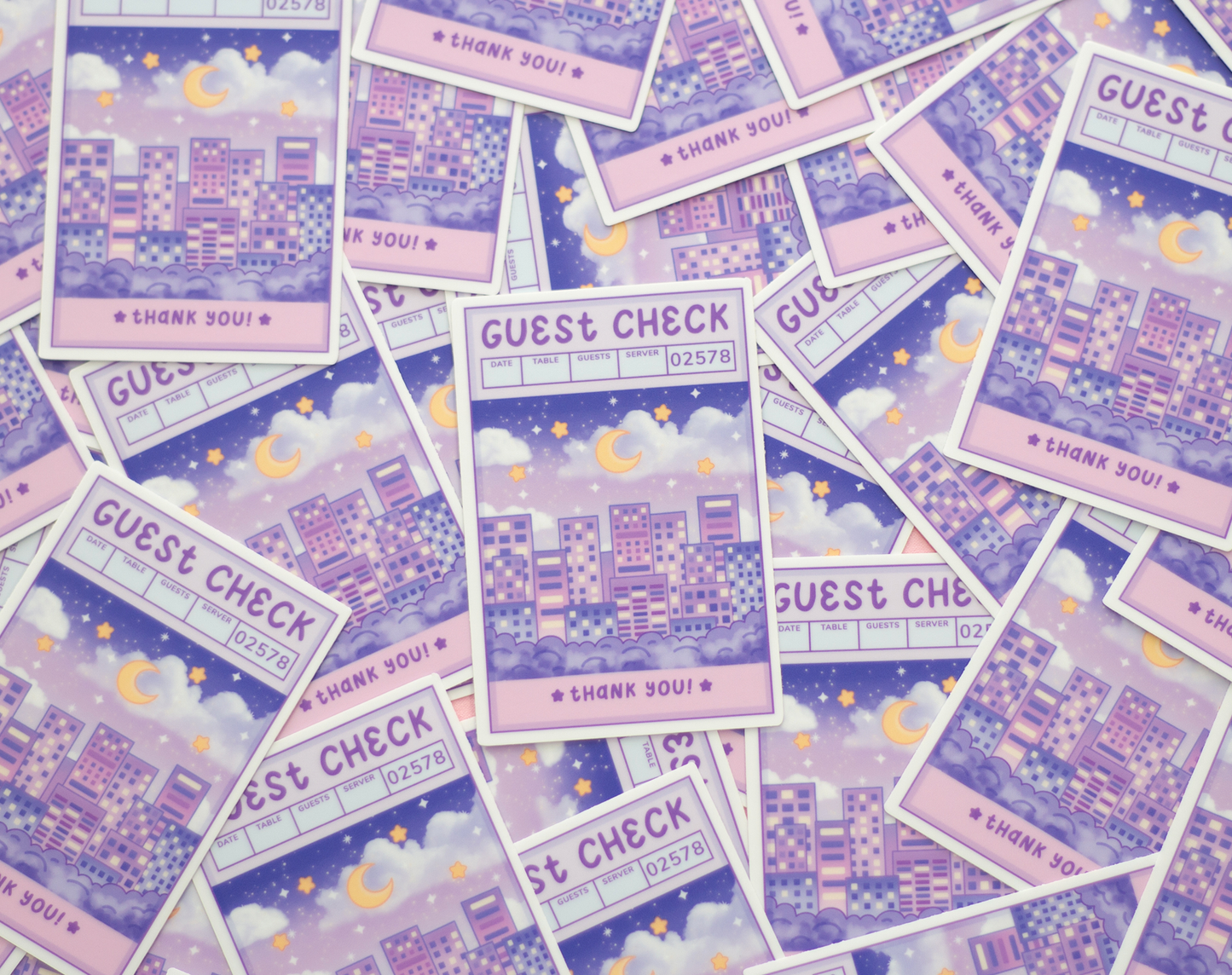 Guest Check Sticker