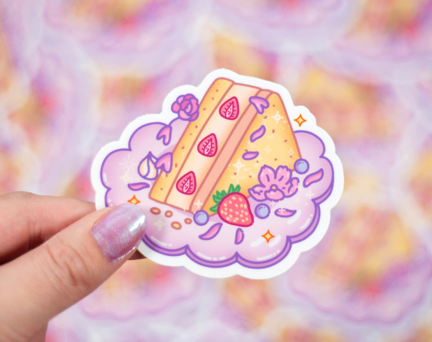 Strawberry Sandwich Sticker