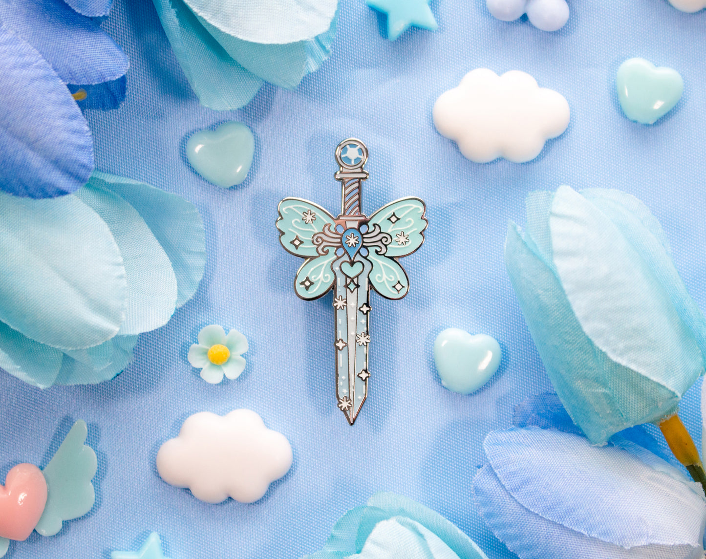 Frozen Sword Enamel Pin